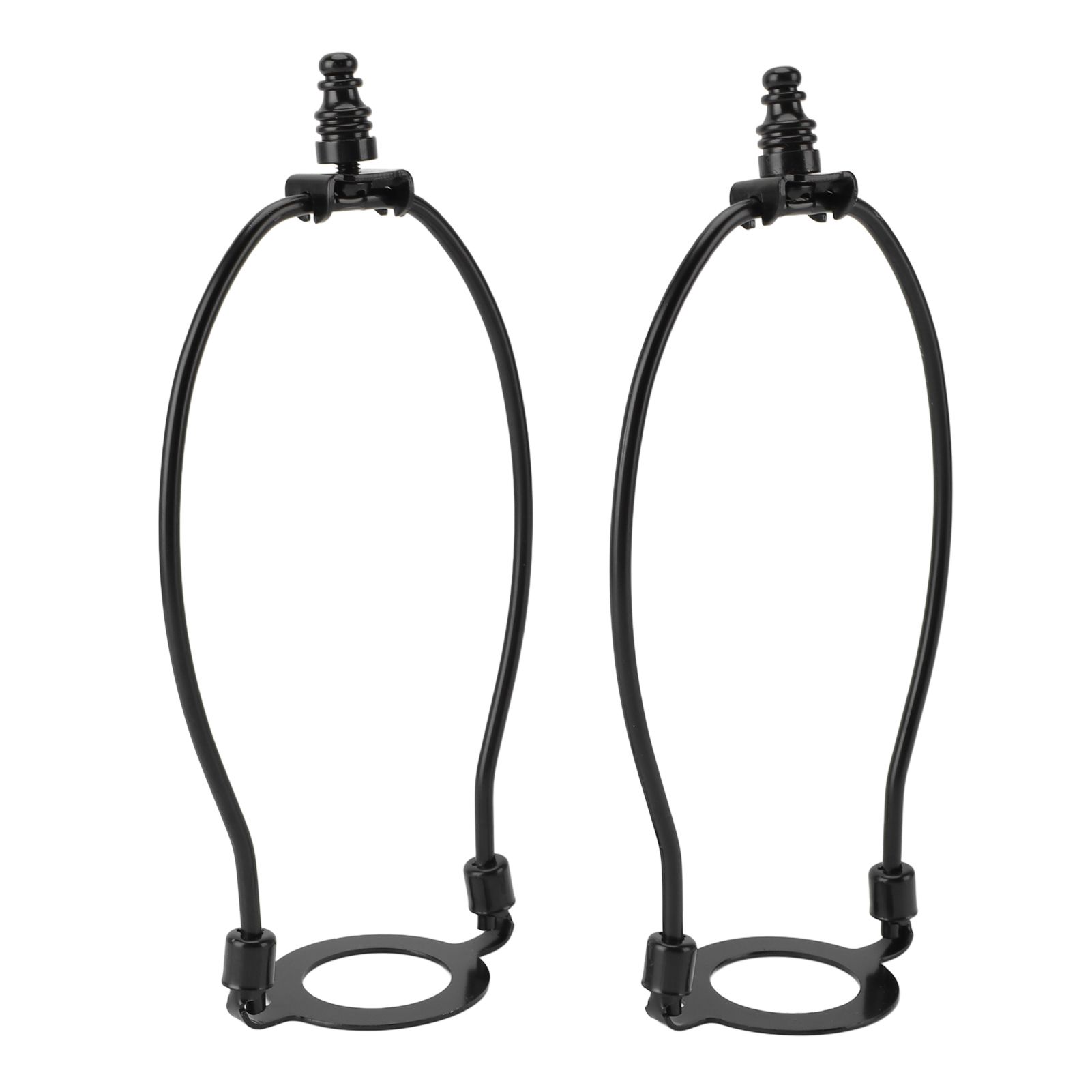 2Pcs Adjustable Lamp Shade Harps Holder Kit with E26 Light Base Metal view 11