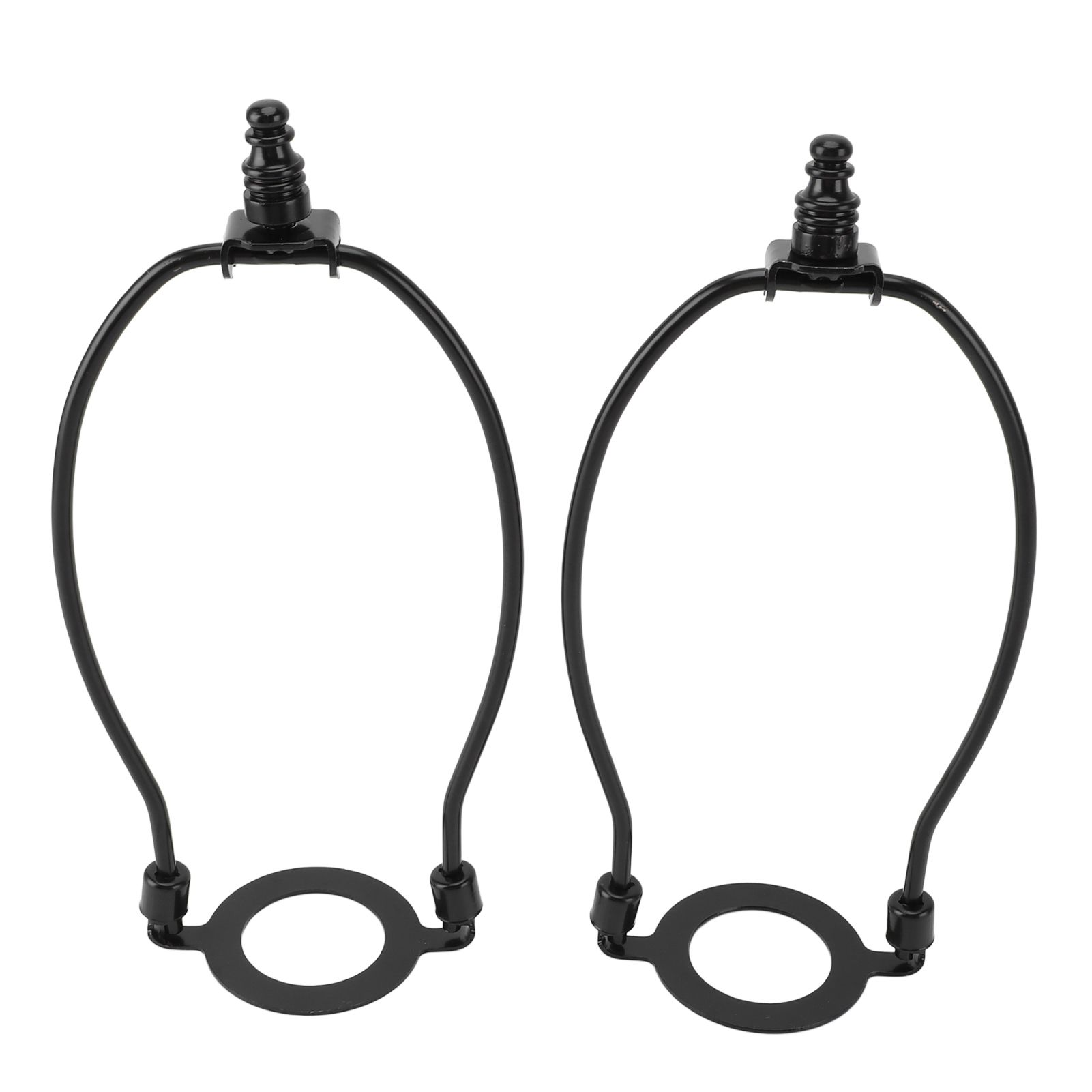 2Pcs Adjustable Lamp Shade Harps Holder Kit with E26 Light Base Metal view 12