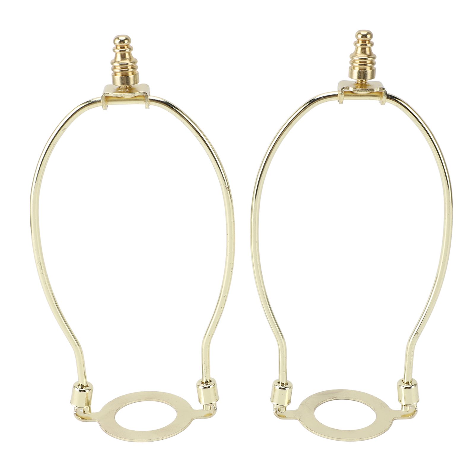 2Pcs Adjustable Lamp Shade Harps Holder Kit with E26 Light Base Metal view 11
