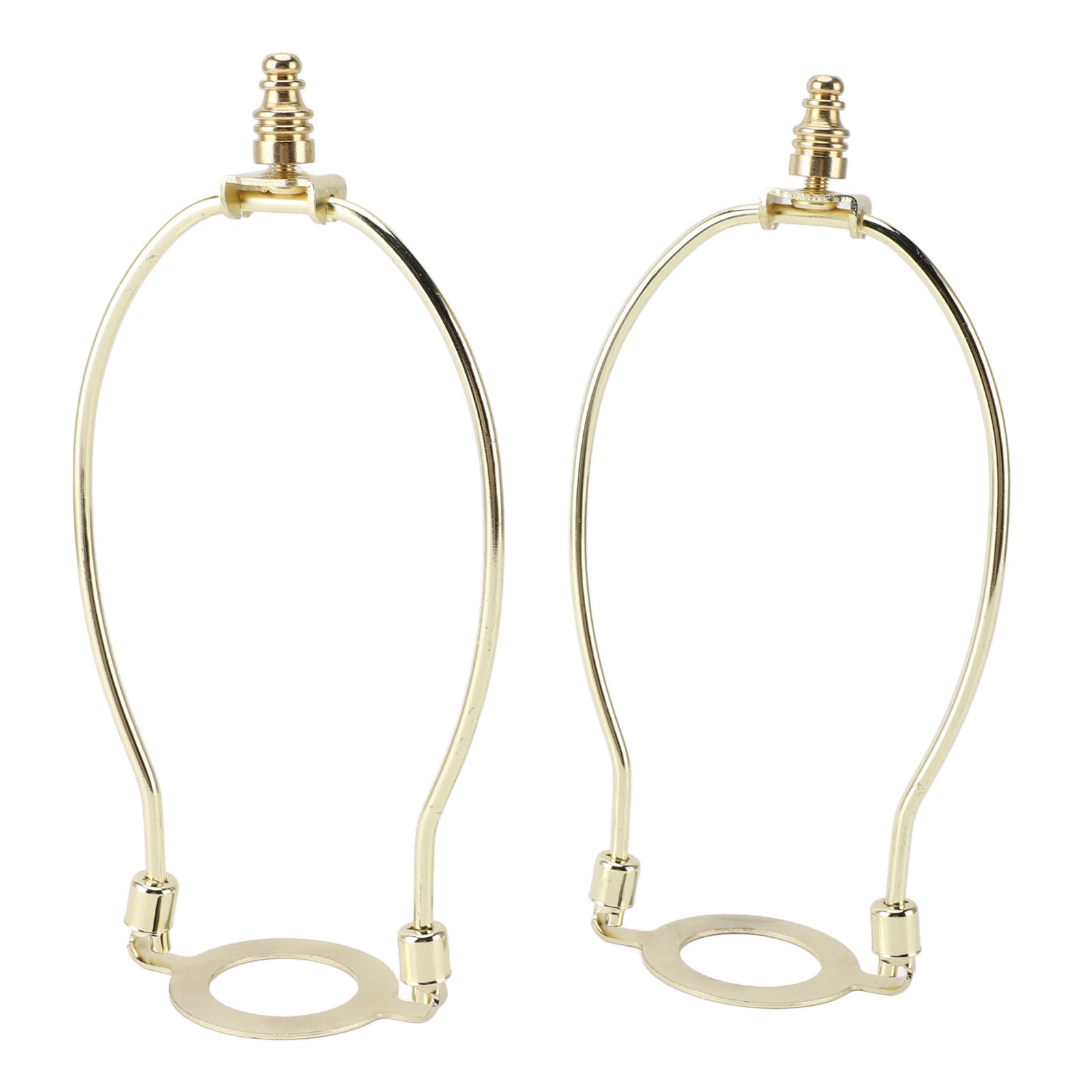 2Pcs Adjustable Lamp Shade Harps Holder Kit with E26 Light Base Metal view 12