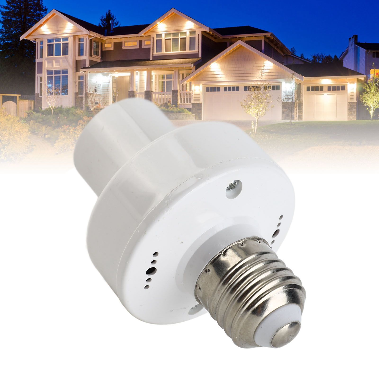 Remote Control Light Bulb Socket 30 60mins Timing Screw in E26 E27 Bulb Holder view 12