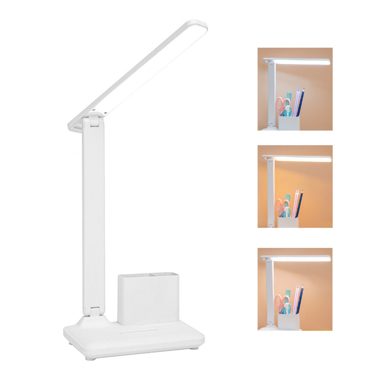 LED Touch Desk Lamp Dimmable 3 Color Temperature Foldable Eye Caring Table view 6