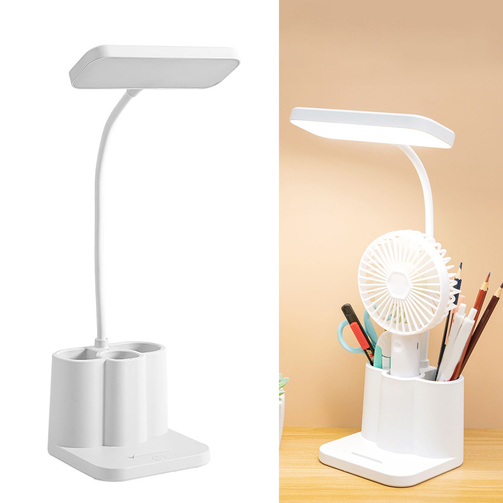 Desk Lamp Dimmable Color Adjustable Dormitory Desk Lamp Eye Protection Bedside view 9