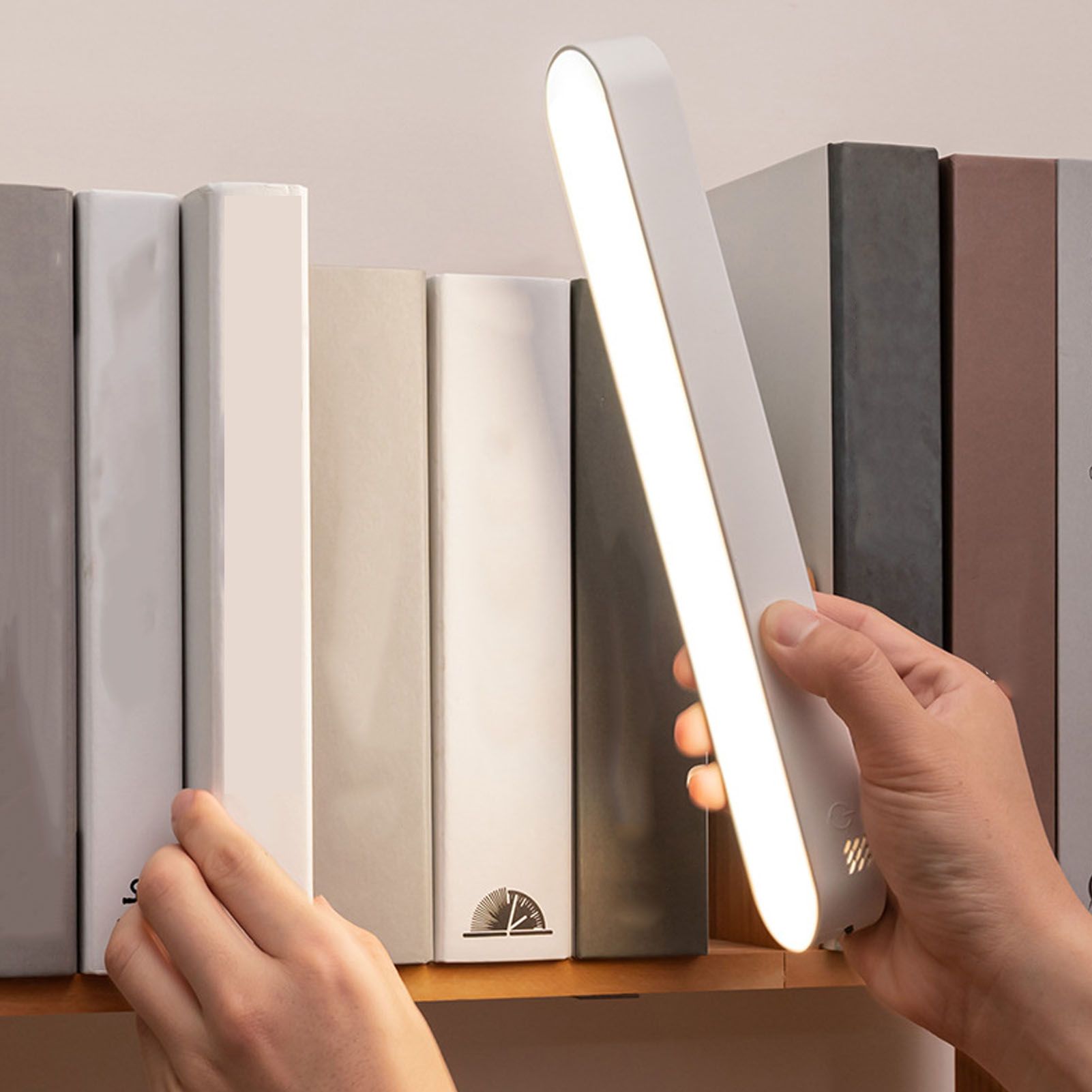 Under Cabinet Lights 3 Color Temperatures Dimmable Rechargeable LED Night view 9
