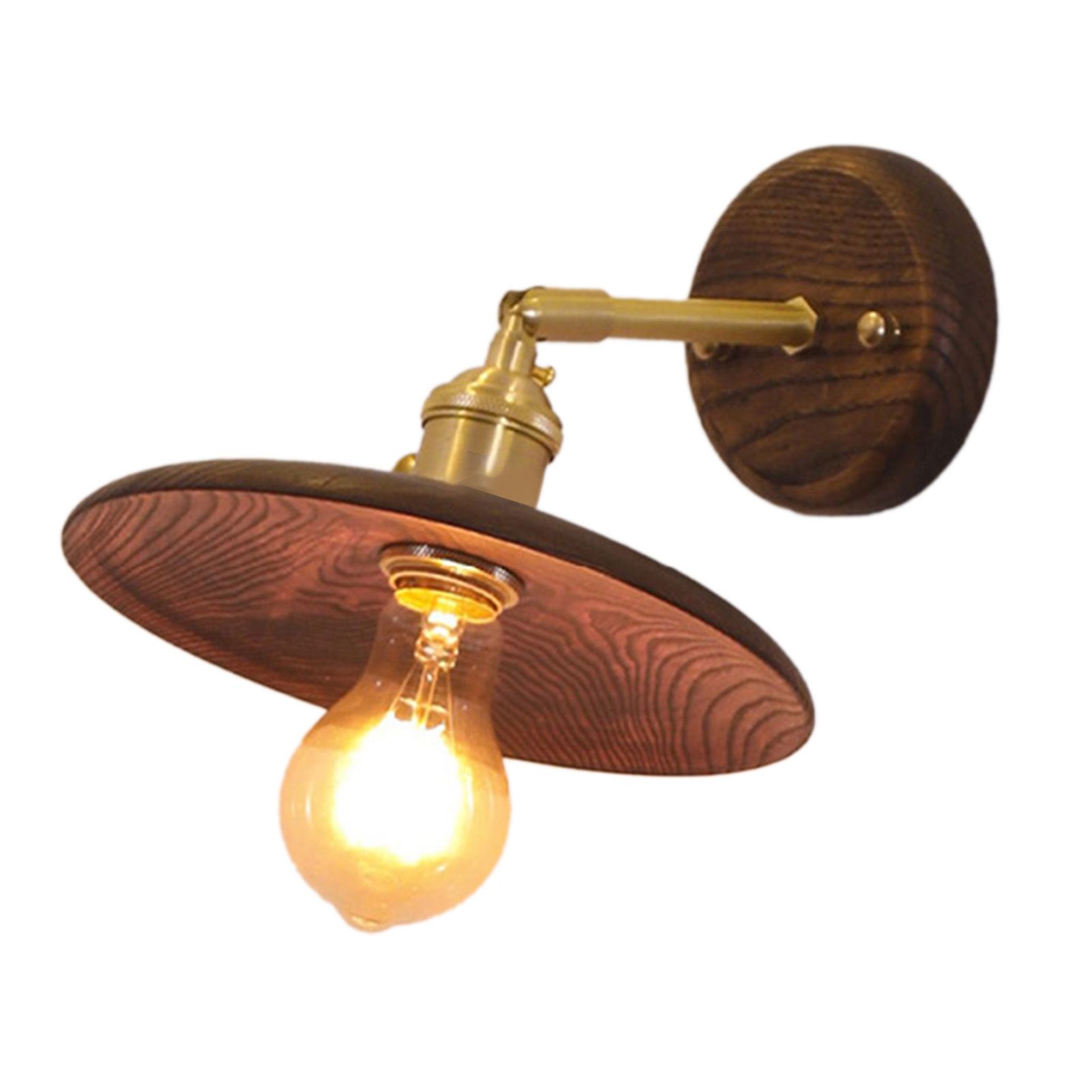 Retro Wall Lamp Industrial Vintage Copper Wall Sconces Lighting for Bedroom view 3