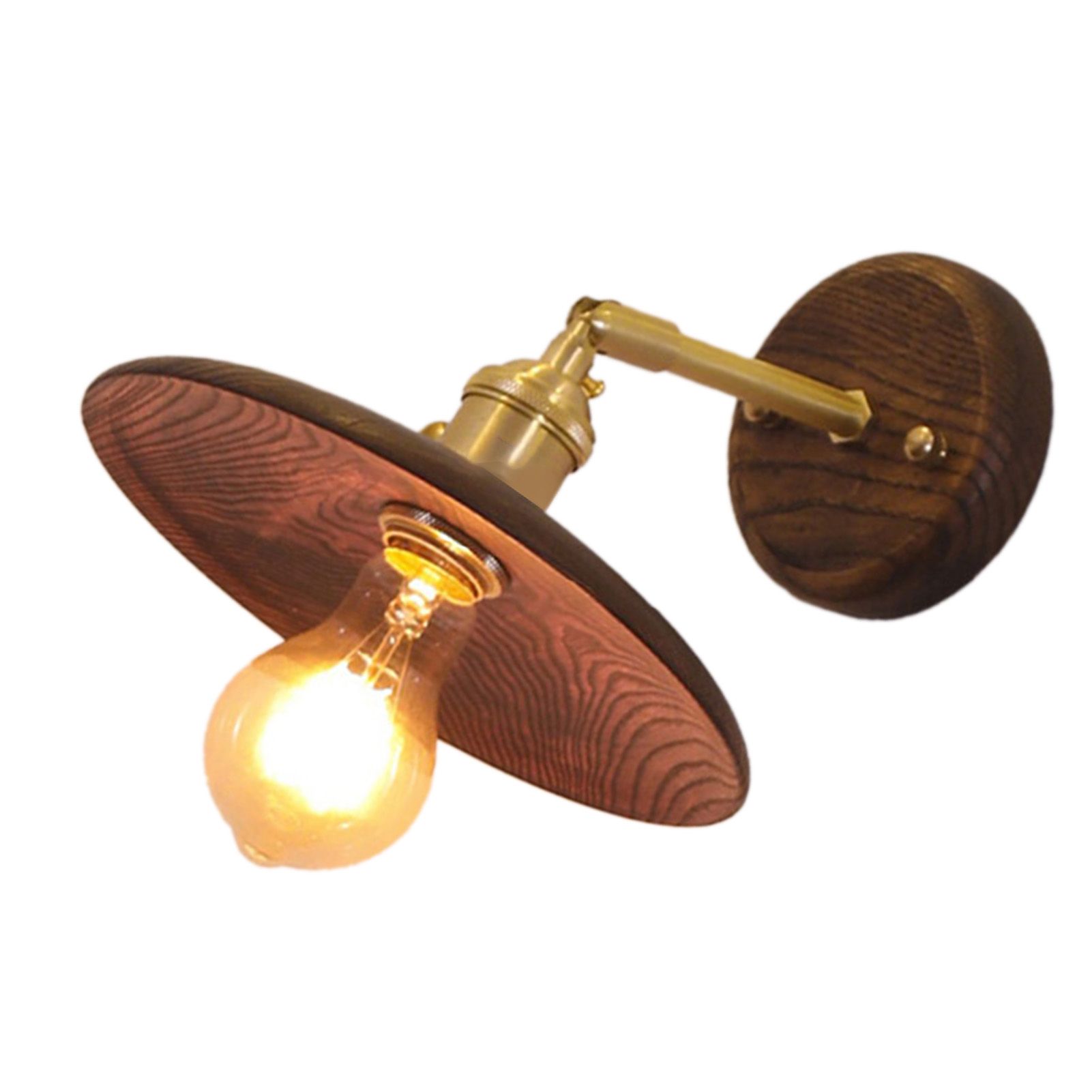 Retro Wall Lamp Industrial Vintage Copper Wall Sconces Lighting for Bedroom view 6