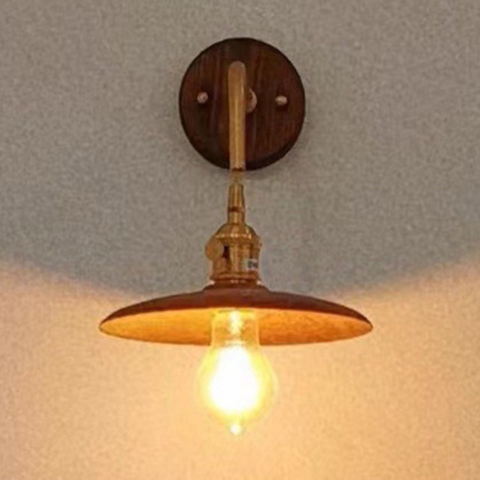 Retro Wall Lamp Industrial Vintage Copper Wall Sconces Lighting for Bedroom view 9