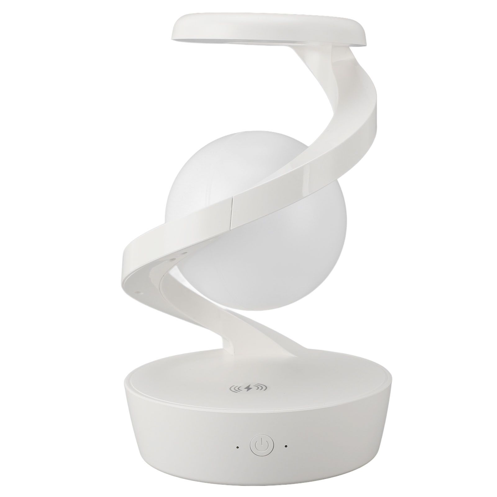 Modern Spiral Bedside Lamp Innovative 3D Visual Levitation Ball Wireless