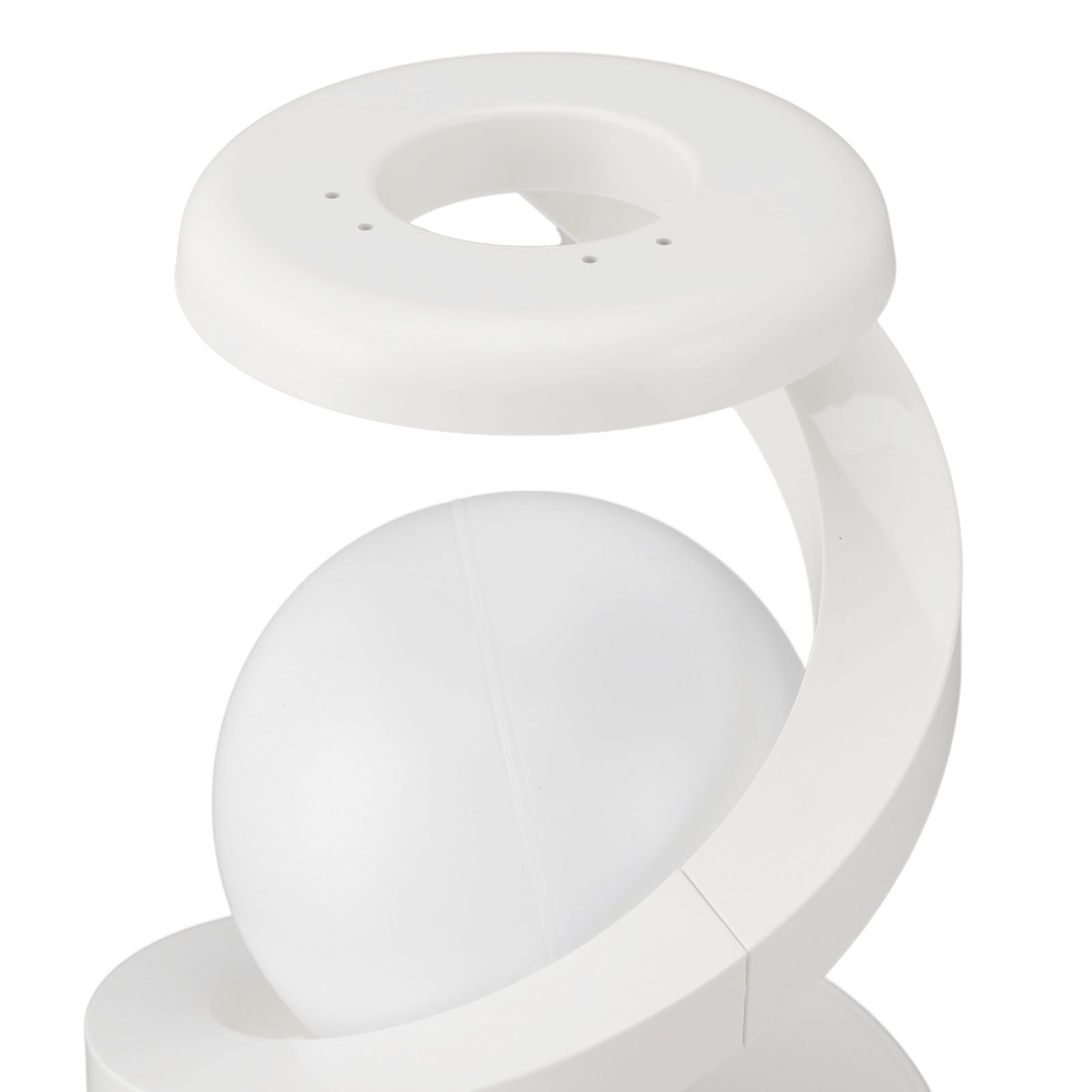 Modern Spiral Bedside Lamp Innovative 3D Visual Levitation Ball Wireless view 5