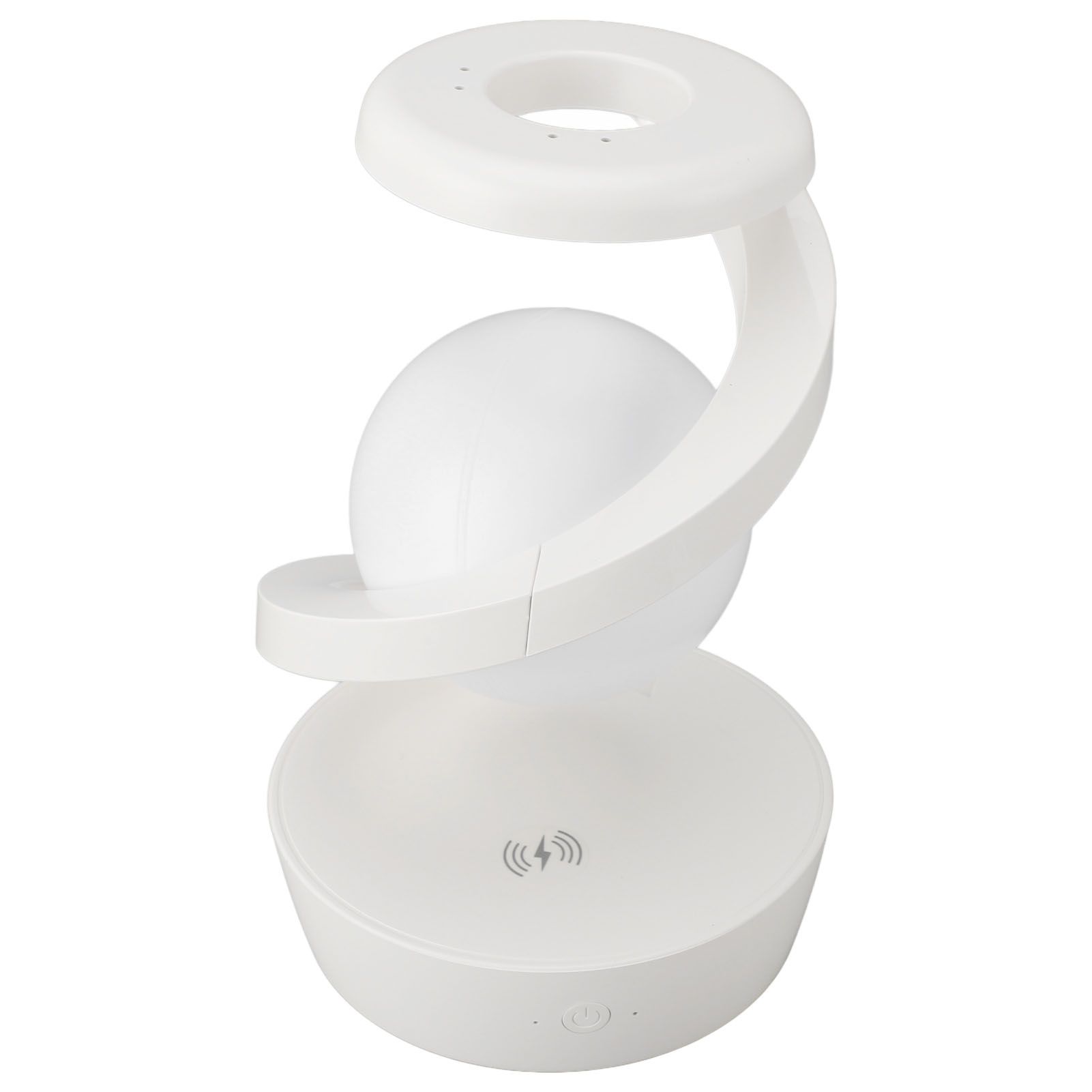Modern Spiral Bedside Lamp Innovative 3D Visual Levitation Ball Wireless view 11