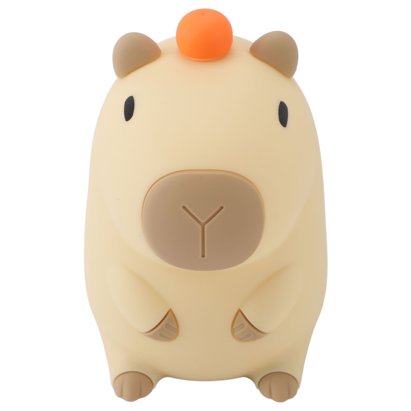 Capybara Night Light Silicone Rechargeable Dimmable 1200mAh Battery 20min view 6