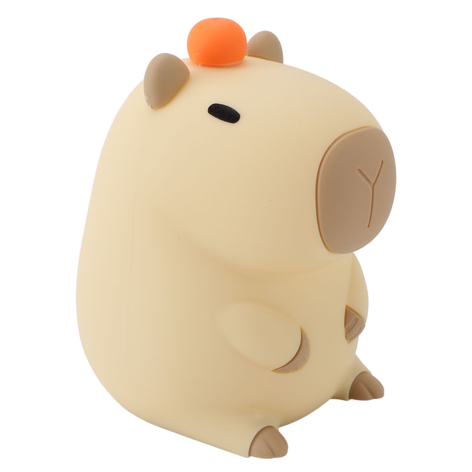 Capybara Night Light Silicone Rechargeable Dimmable 1200mAh Battery 20min view 8