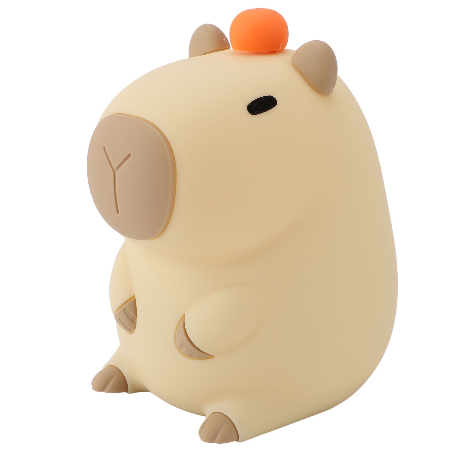 Capybara Night Light Silicone Rechargeable Dimmable 1200mAh Battery 20min view 10
