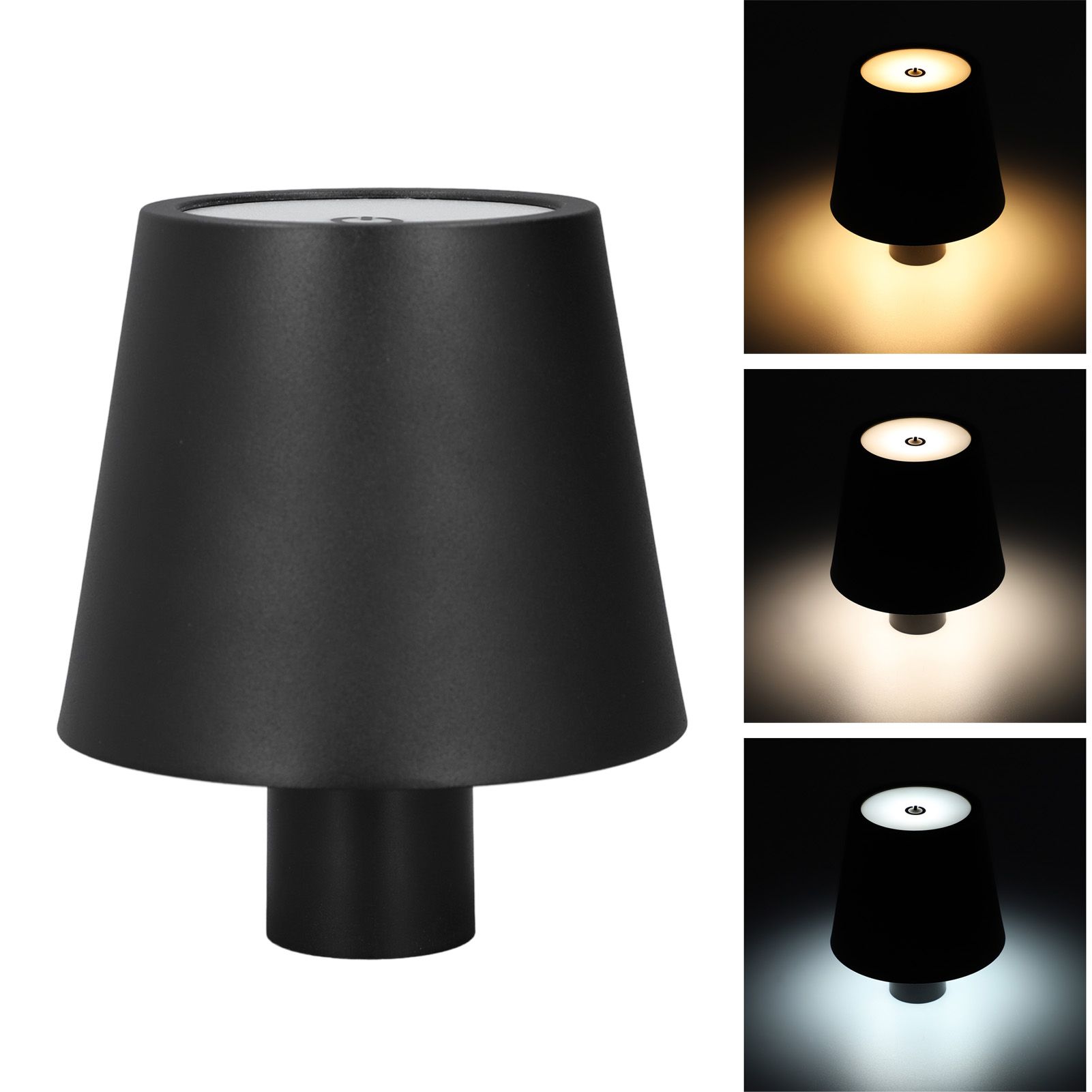 LED Bottle Lamp 3 Color Temperature Stepless Dimming 1500mAh Battery Table view 12