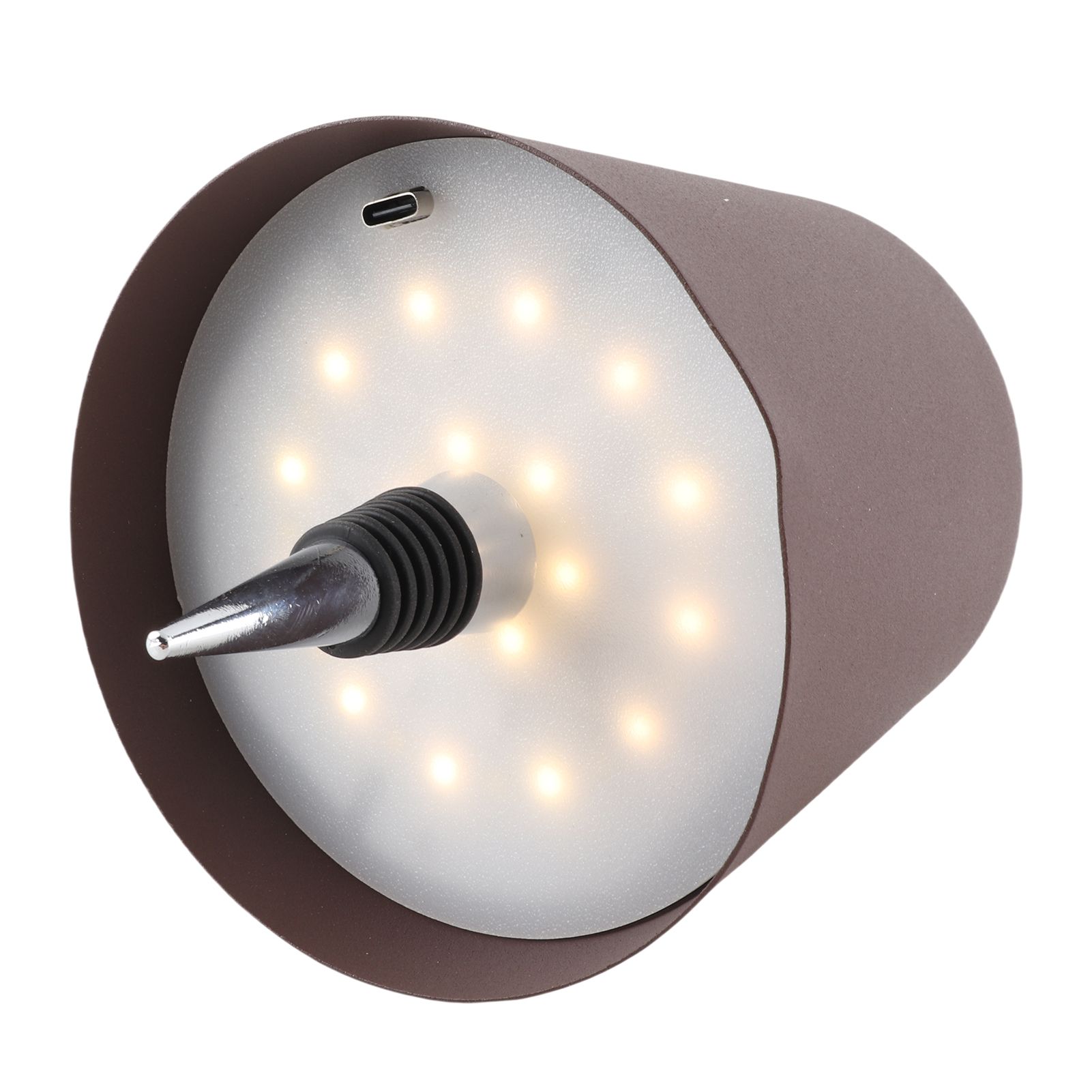 Cordless Bottle Lamp 3 Color Temp RGB Stepless Dimming Rechargeable Touch LED view 9