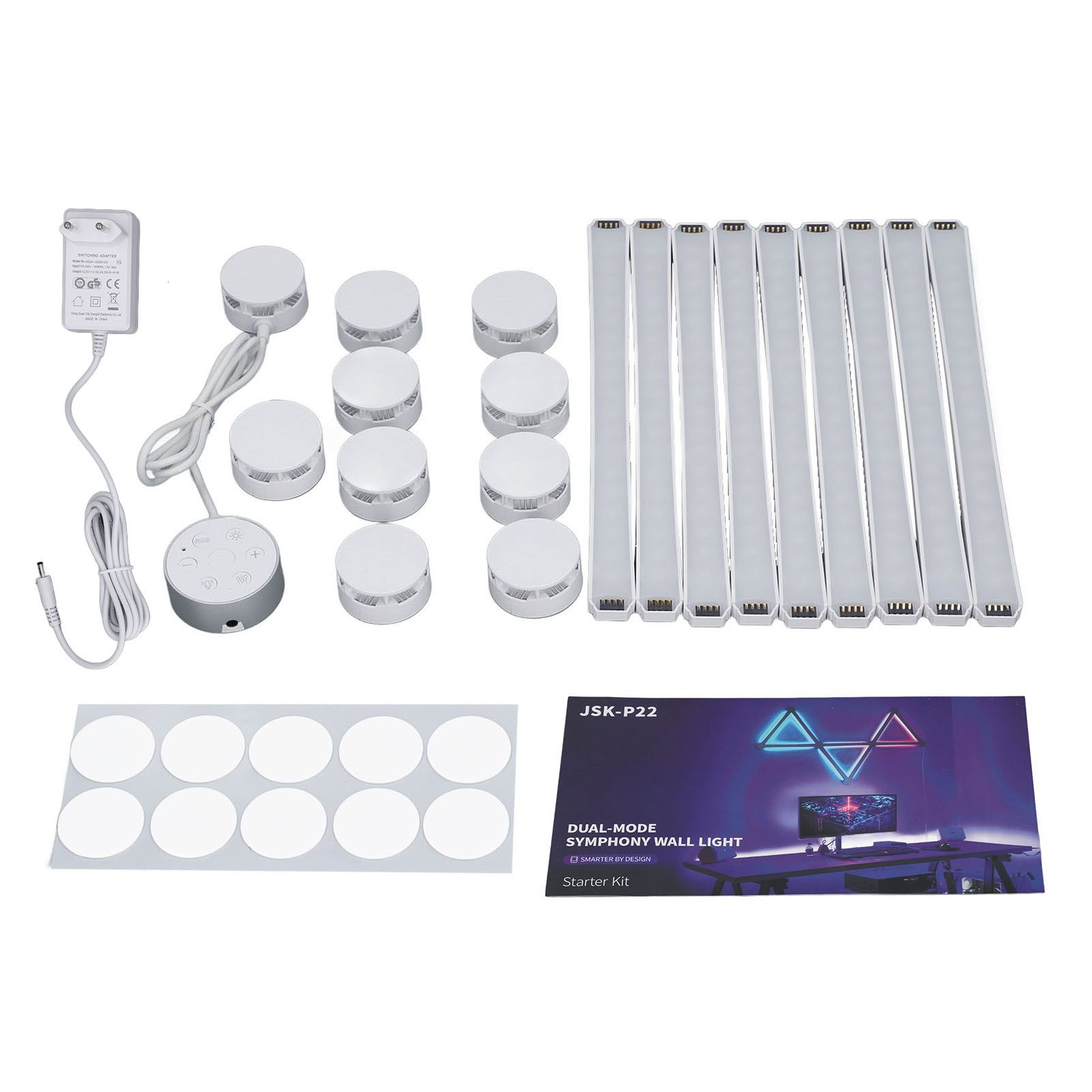 RGB Wall Light Bars Decorative Support APP Control LED Geometry Splicing view 3
