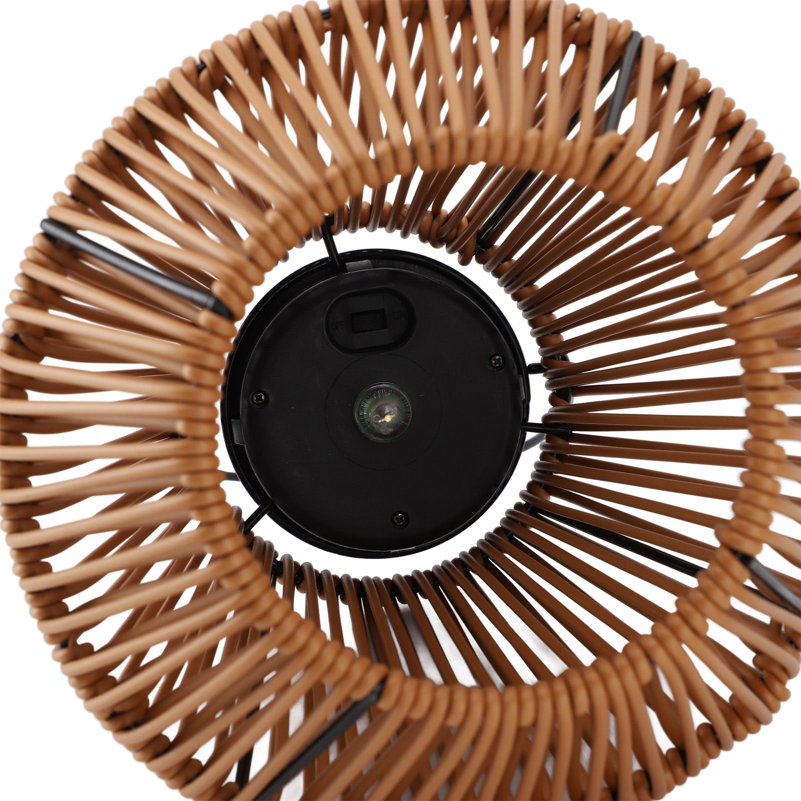 Solar Lantern IP44 Waterproof Decorative Woven Outdoor Hanging Light for view 2