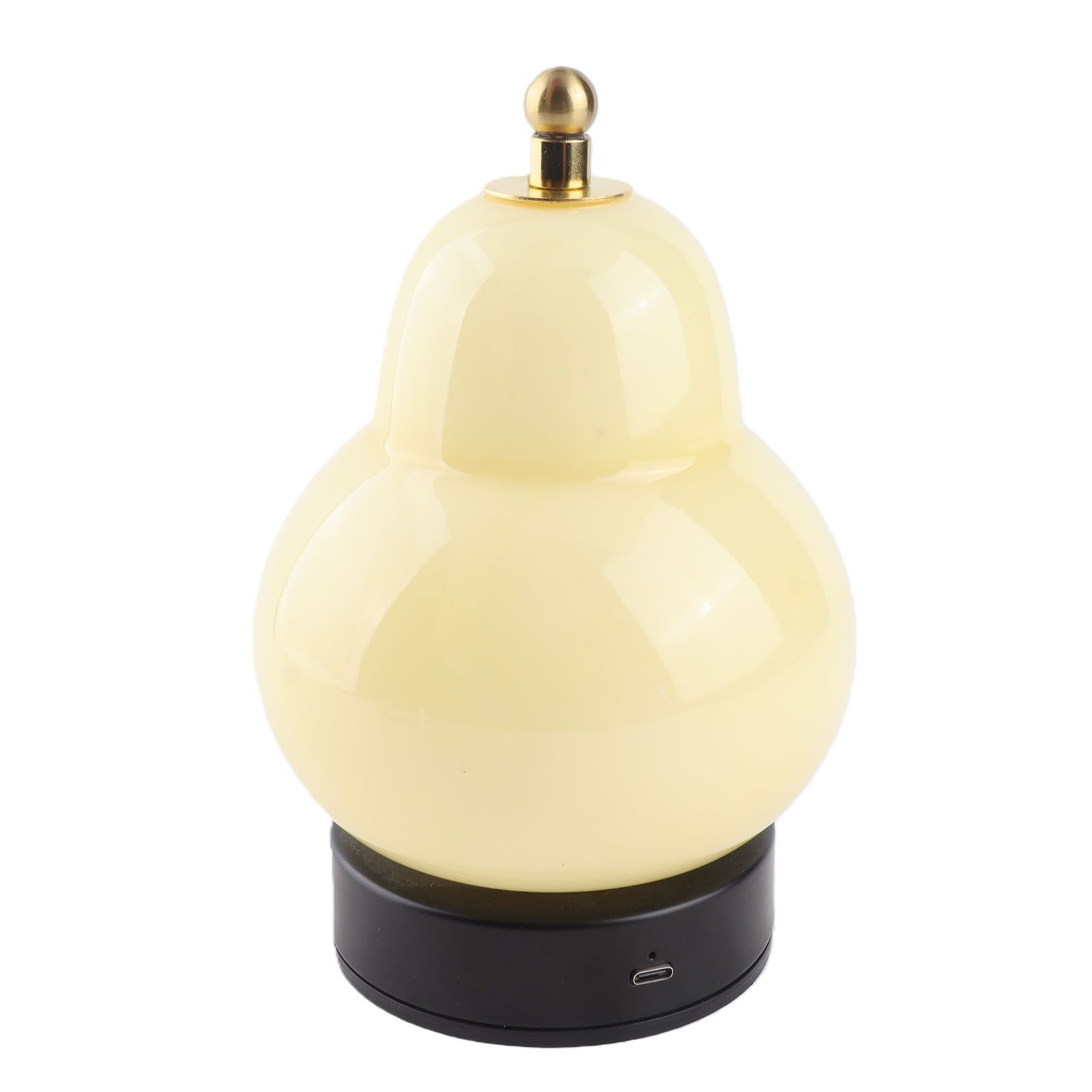 Pear Gourd Table Lamp Touch Control Stepless Dimmable 3 Light Modes Cordless view 6