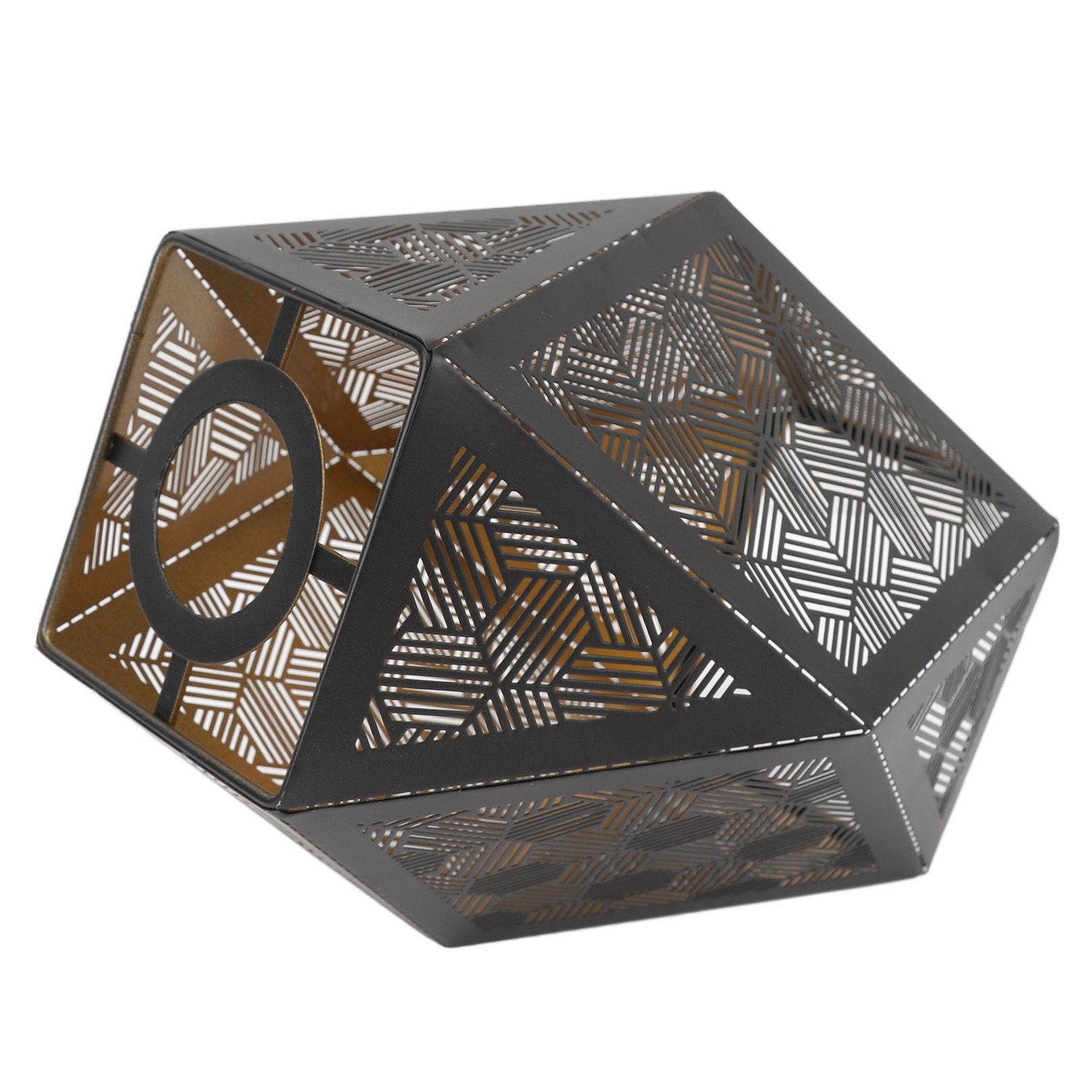 Metal Lampshade E27 E26 Polygonal Modern Hollow Lamp Shade for Table Lamp view 9