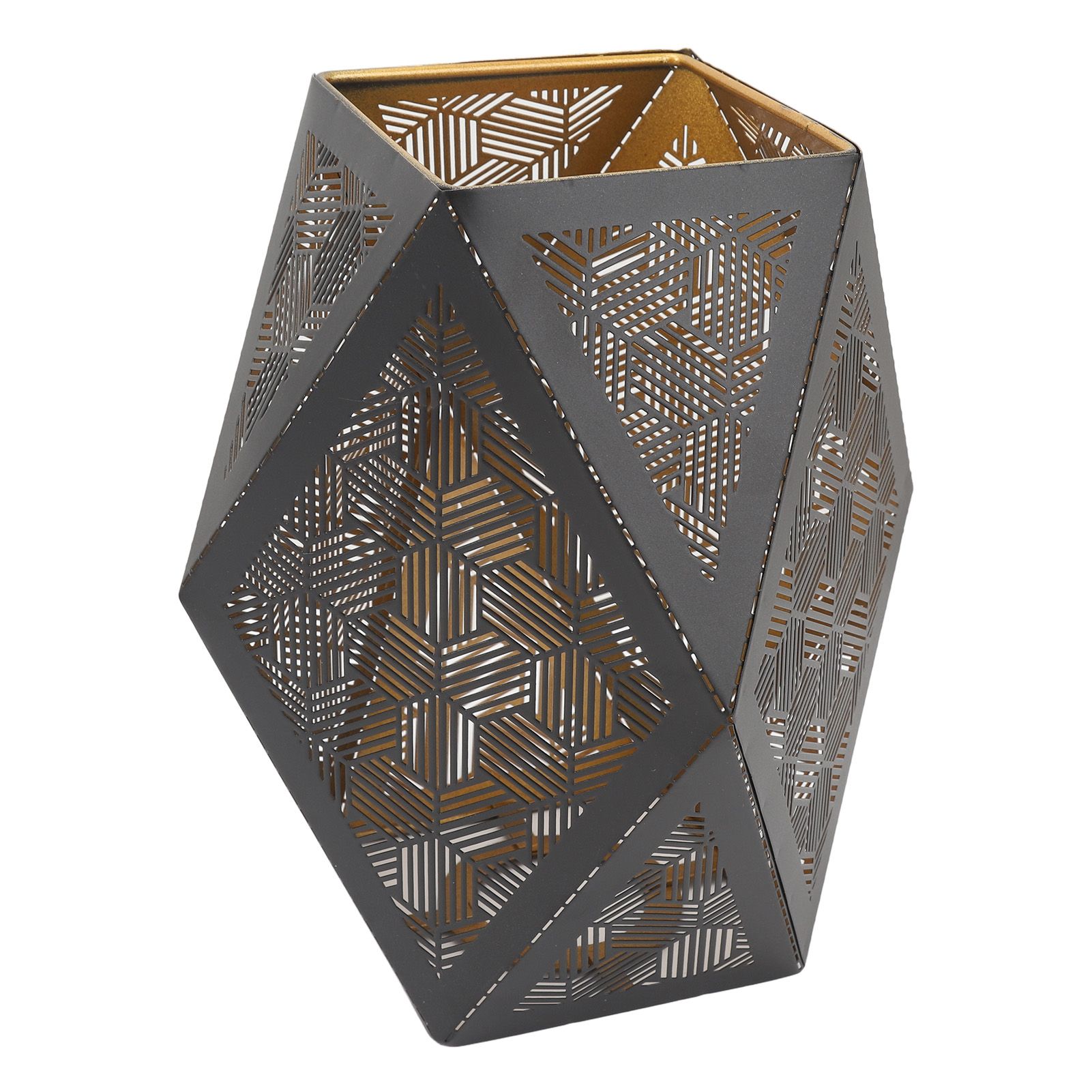 Metal Lampshade E27 E26 Polygonal Modern Hollow Lamp Shade for Table Lamp view 10