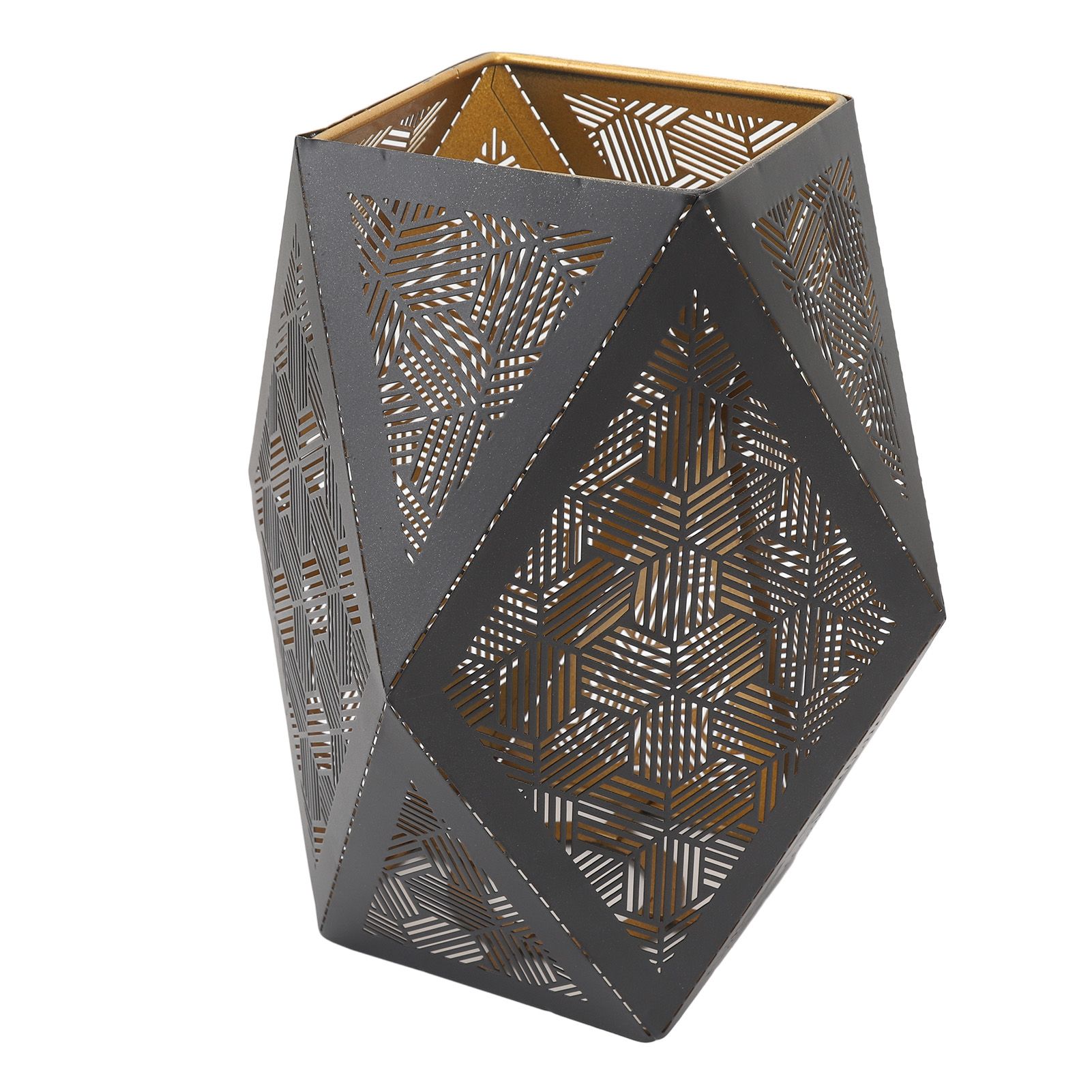 Metal Lampshade E27 E26 Polygonal Modern Hollow Lamp Shade for Table Lamp view 11