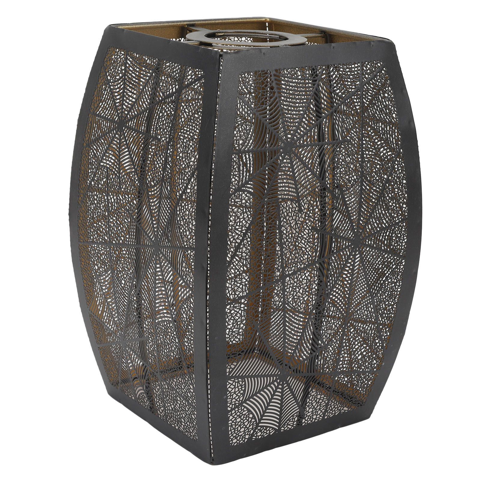 Metal Lamp Shade E26 E27 Iron Spider Web Style Hollow Out Decorative Lampshade view 6