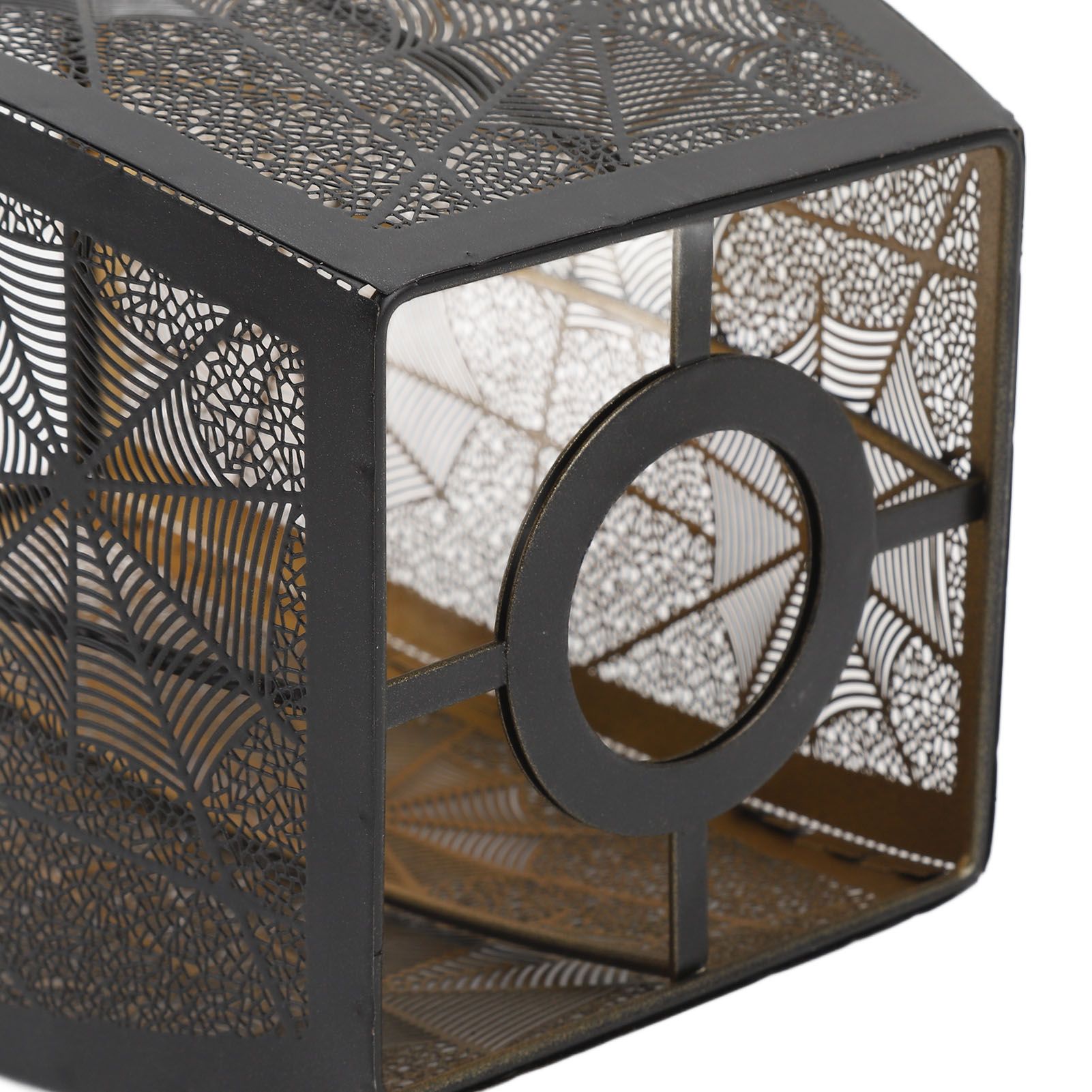 Metal Lamp Shade E26 E27 Iron Spider Web Style Hollow Out Decorative Lampshade view 7