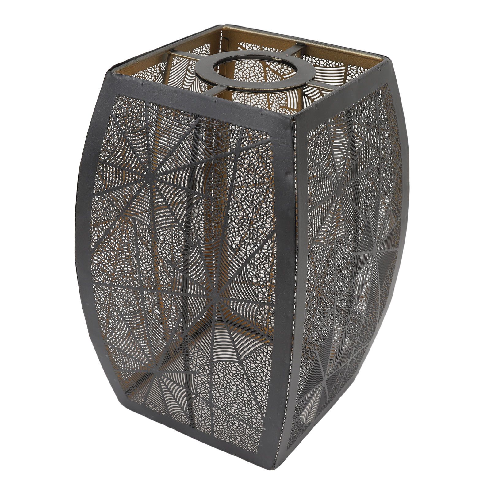 Metal Lamp Shade E26 E27 Iron Spider Web Style Hollow Out Decorative Lampshade view 8