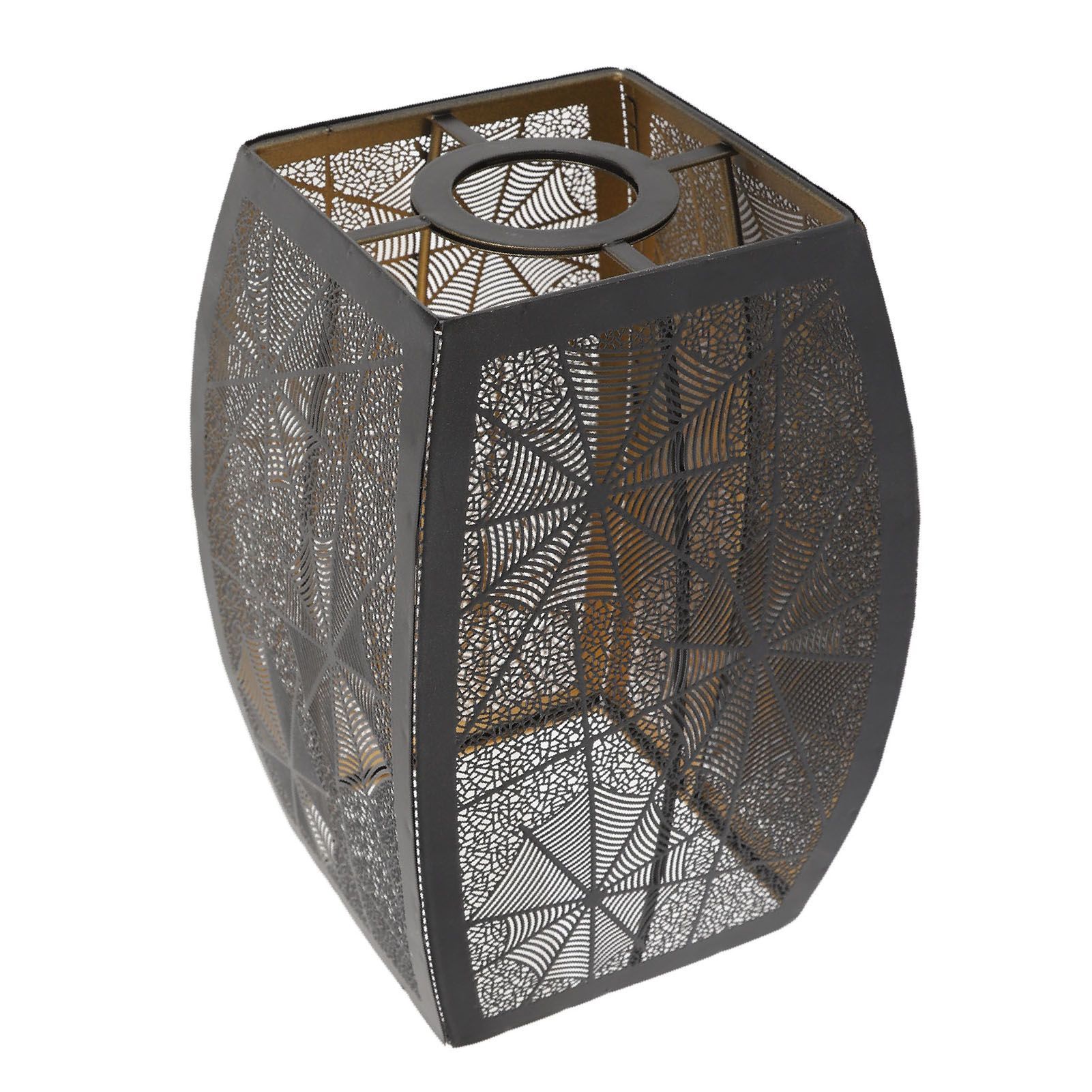 Metal Lamp Shade E26 E27 Iron Spider Web Style Hollow Out Decorative Lampshade view 10