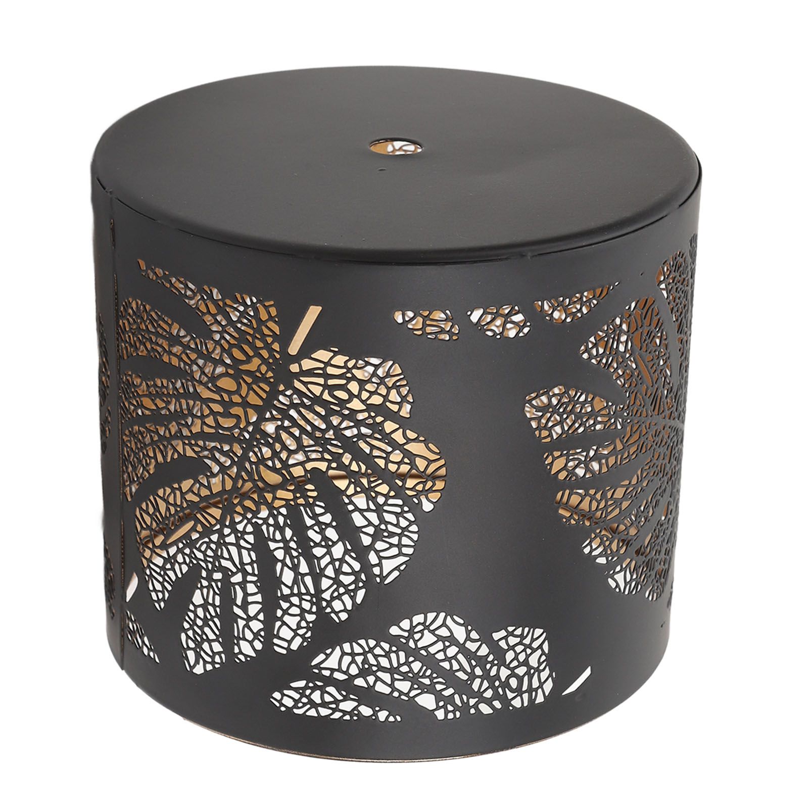 Round Hollow Candle Holder Fireproof Vintage Decorative Candle Stand for view 4
