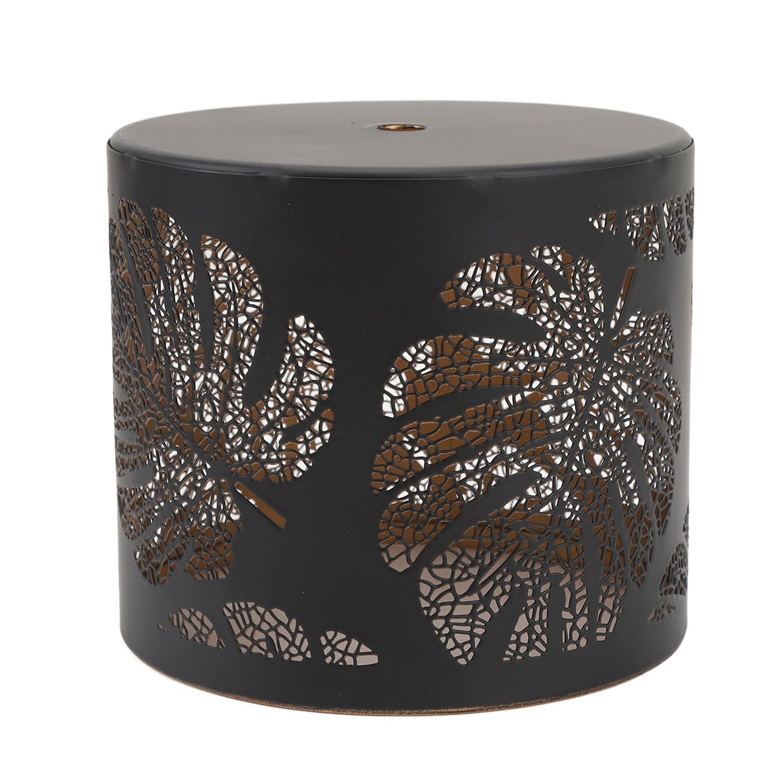 Round Hollow Candle Holder Fireproof Vintage Decorative Candle Stand for view 10
