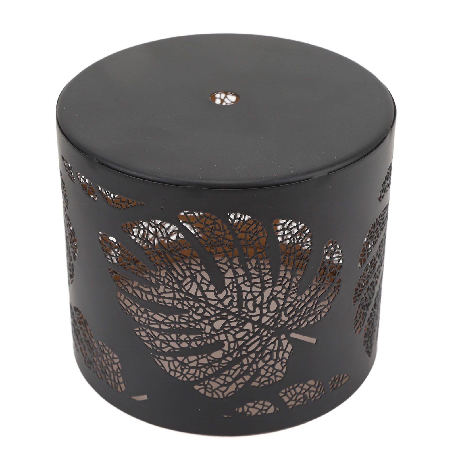 Round Hollow Candle Holder Fireproof Vintage Decorative Candle Stand for view 12