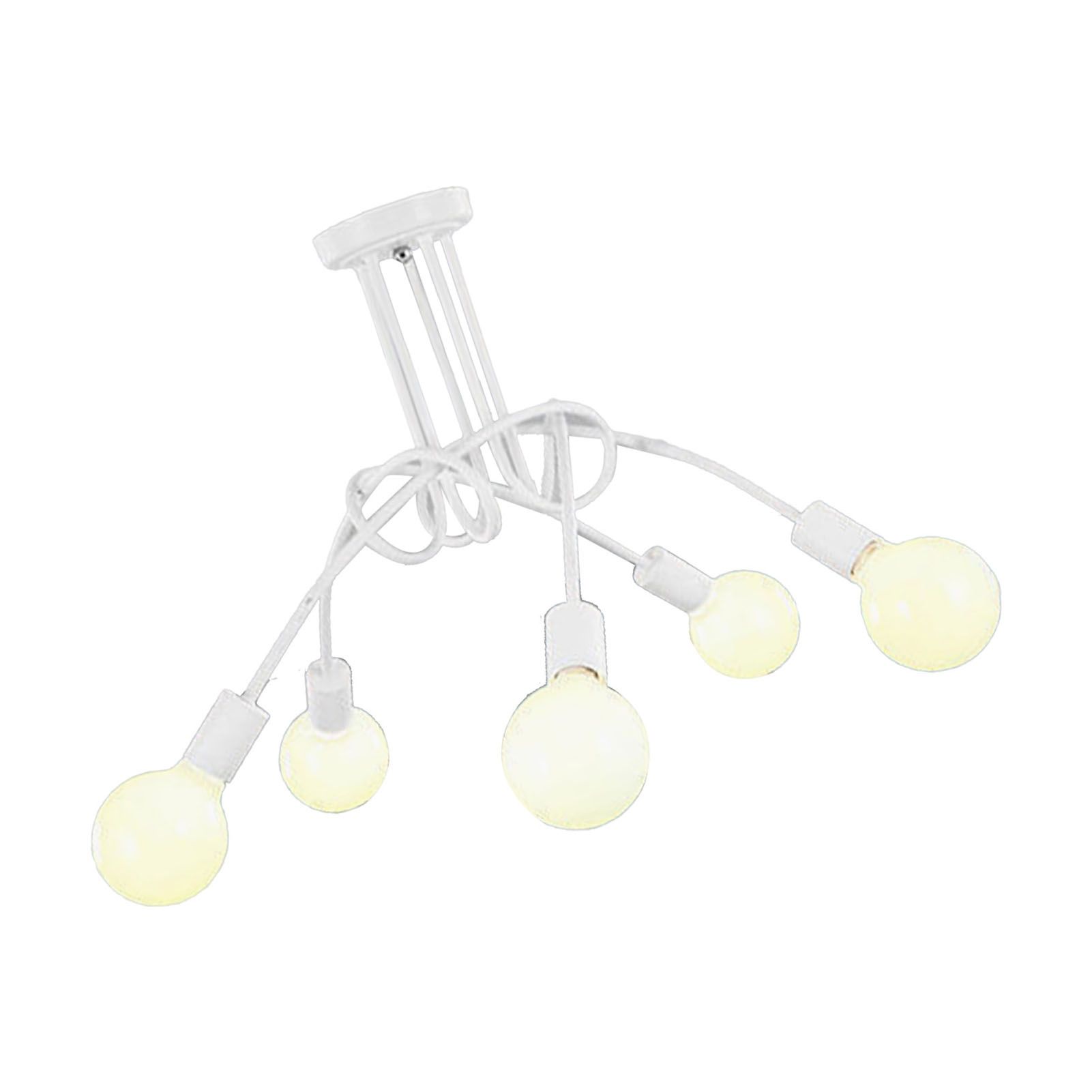 Decor Chandelier Iron Art Branch Multi Bulbs Ceiling Lamp Industrial Vintage — image 1