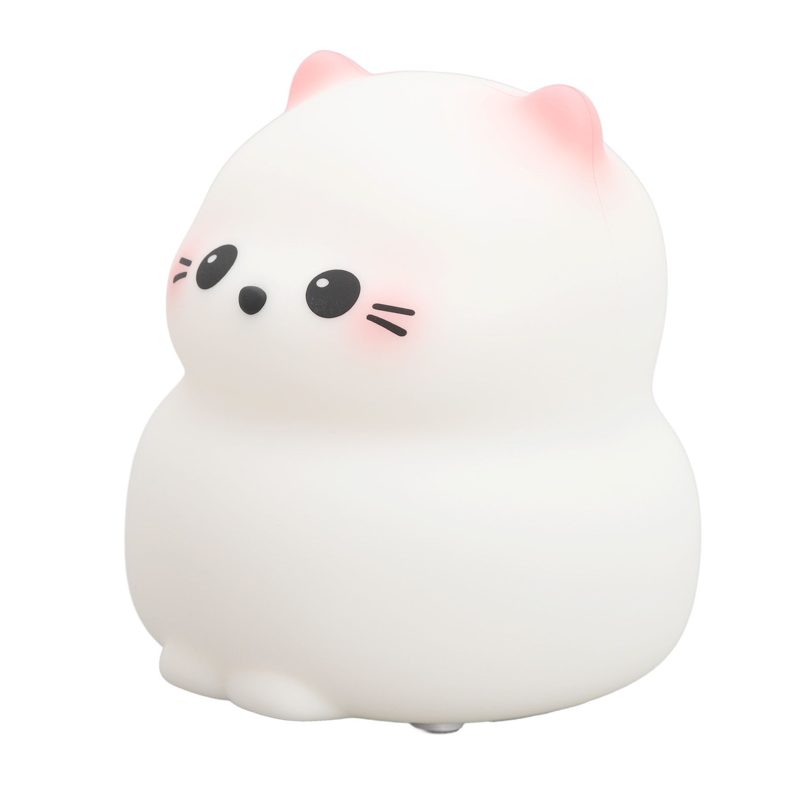 Cute Cat Night Light USB Rechargeable 3 Brightness Switch Tap Control Silicone view 8
