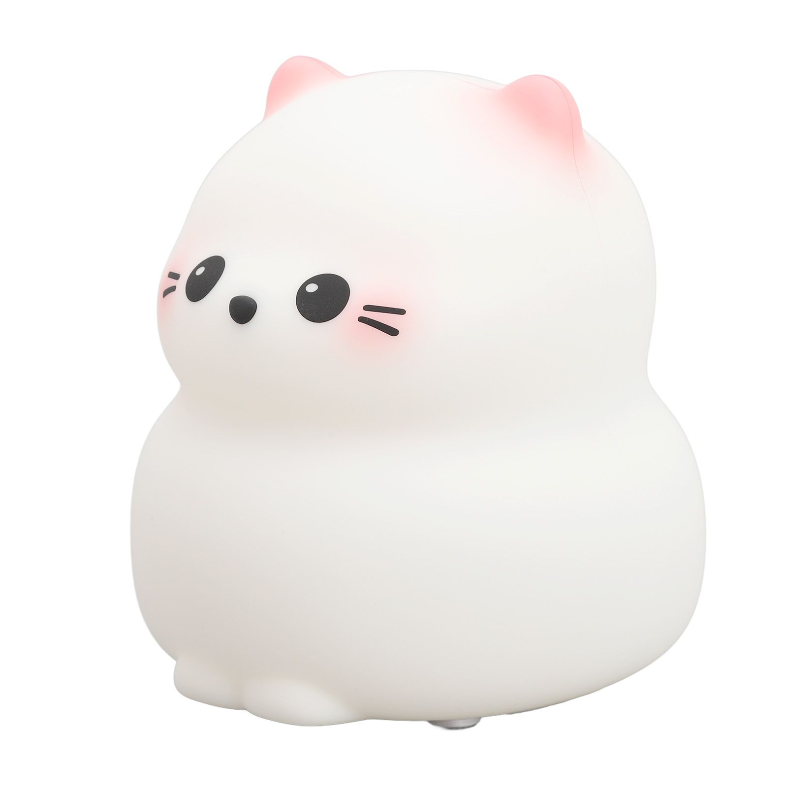 Cute Cat Night Light USB Rechargeable 3 Brightness Switch Tap Control Silicone view 12