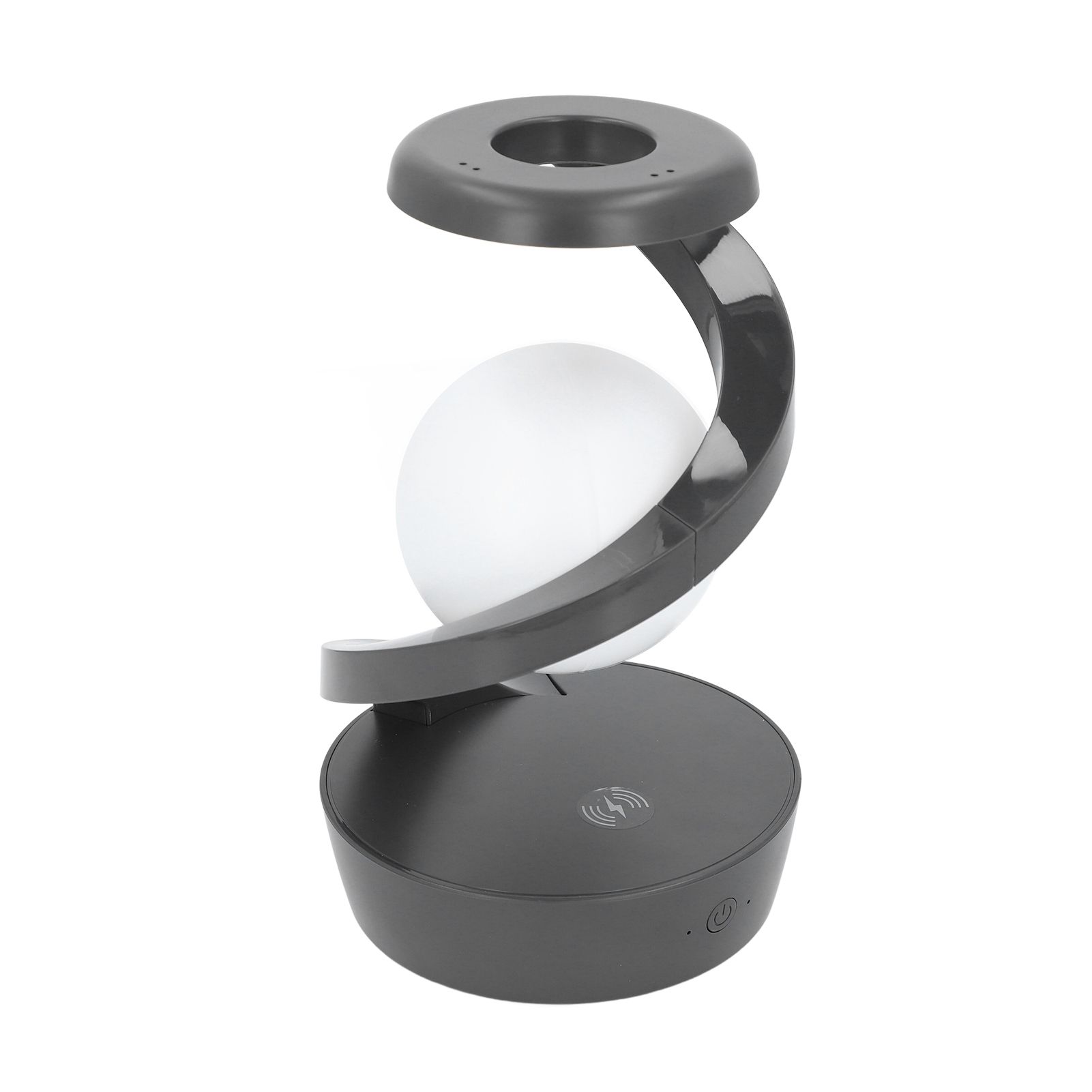 3D Floating Ball Light Wireless Charging Levitating Spiral LED Table Lamp view 4