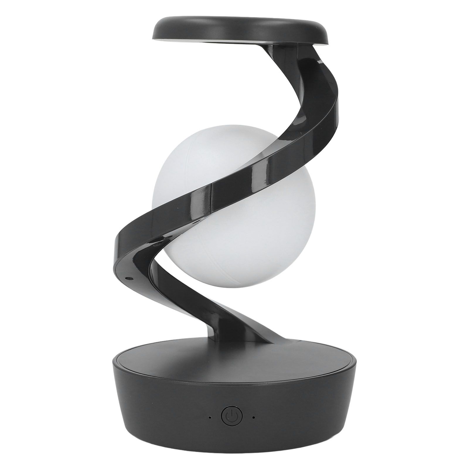 Modern Spiral Bedside Lamp Innovative 3D Visual Levitation Ball LED Table Lamp
