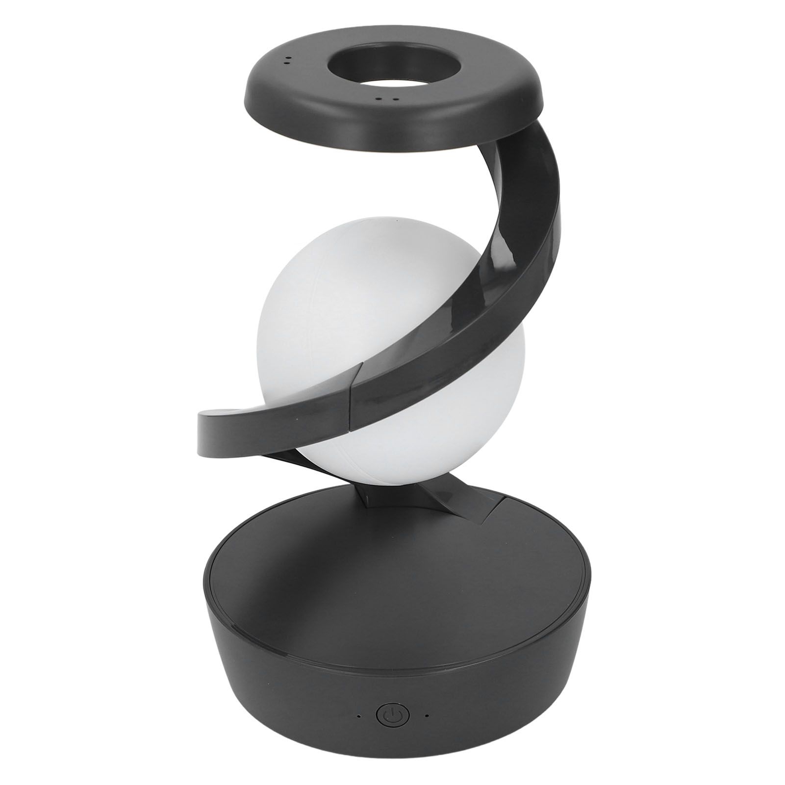 Modern Spiral Bedside Lamp Innovative 3D Visual Levitation Ball LED Table Lamp view 4