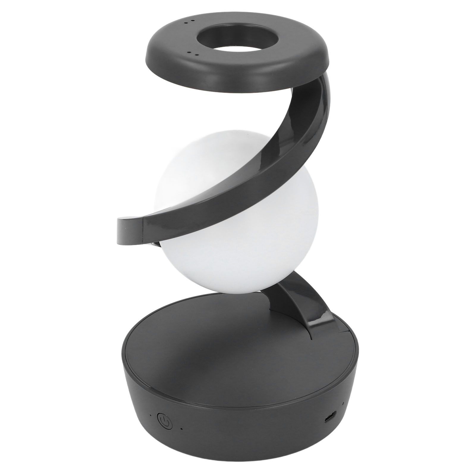 Modern Spiral Bedside Lamp Innovative 3D Visual Levitation Ball LED Table Lamp view 6