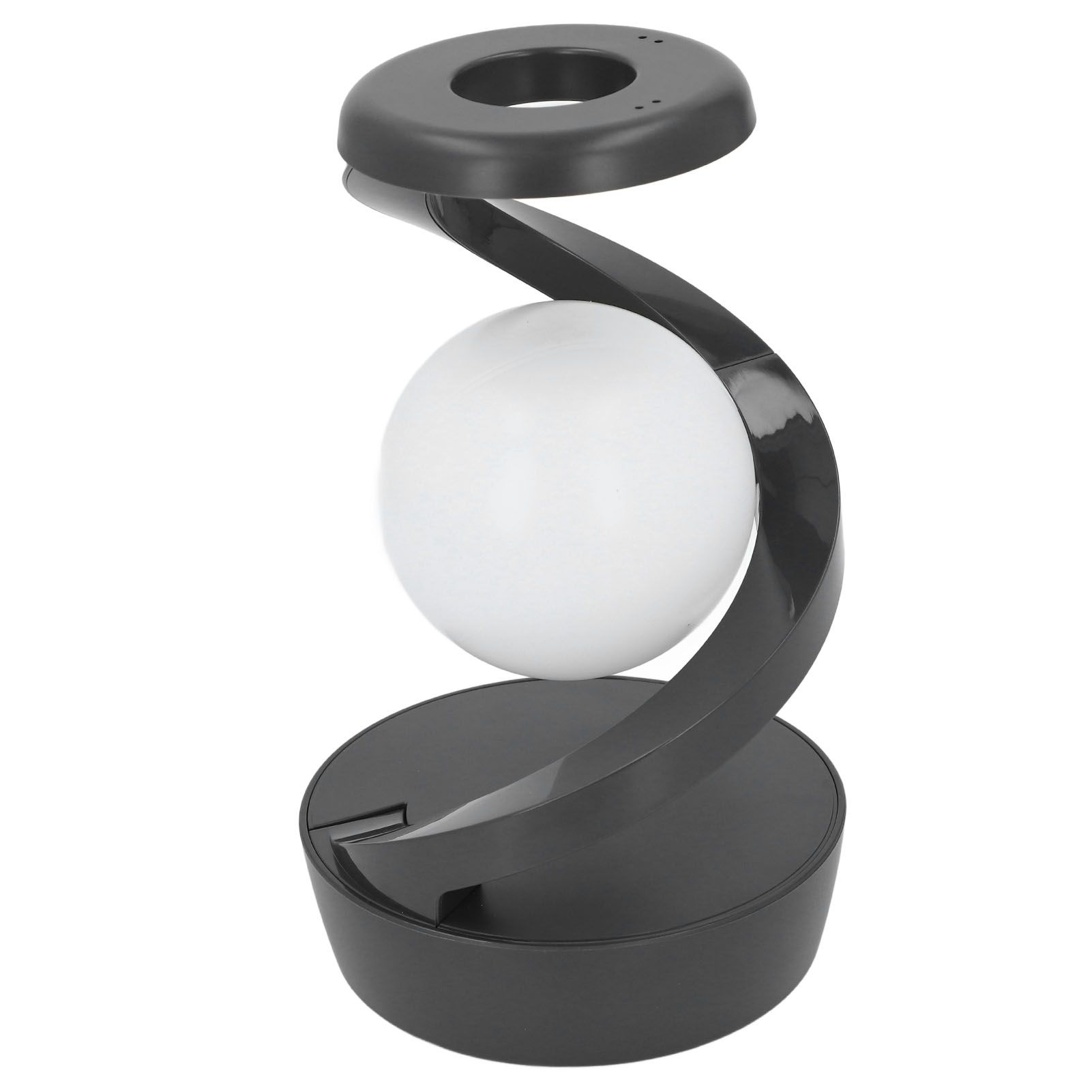 Modern Spiral Bedside Lamp Innovative 3D Visual Levitation Ball LED Table Lamp view 11