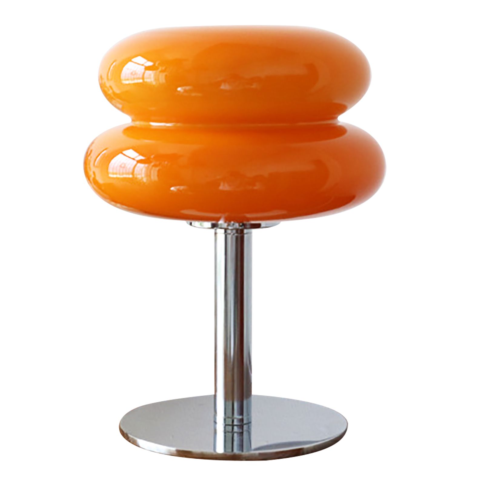 Glass Macaron Table Lamp Kids Bedside Lamp USB Three Color Dimmable Table view 3