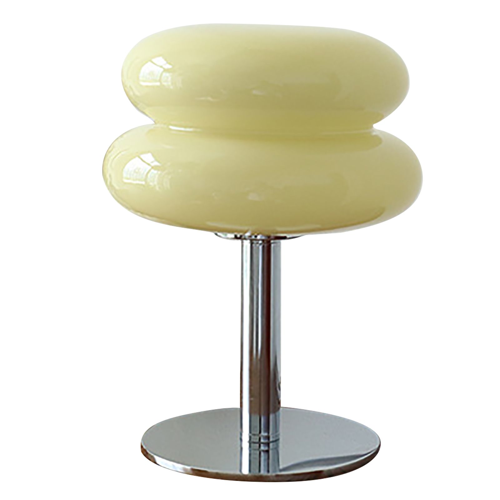Glass Macaron Table Lamp Kids Bedside Lamp USB Three Color Dimmable Table view 3