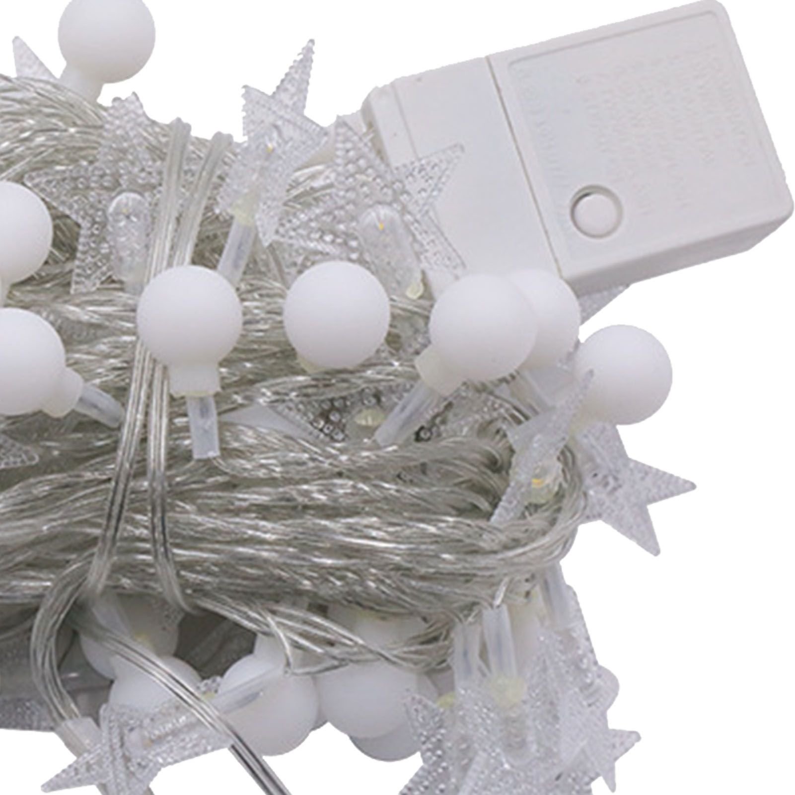 Outdoor String Lights Star Shape and Round Ball Shape IP42 Waterproof LED view 2
