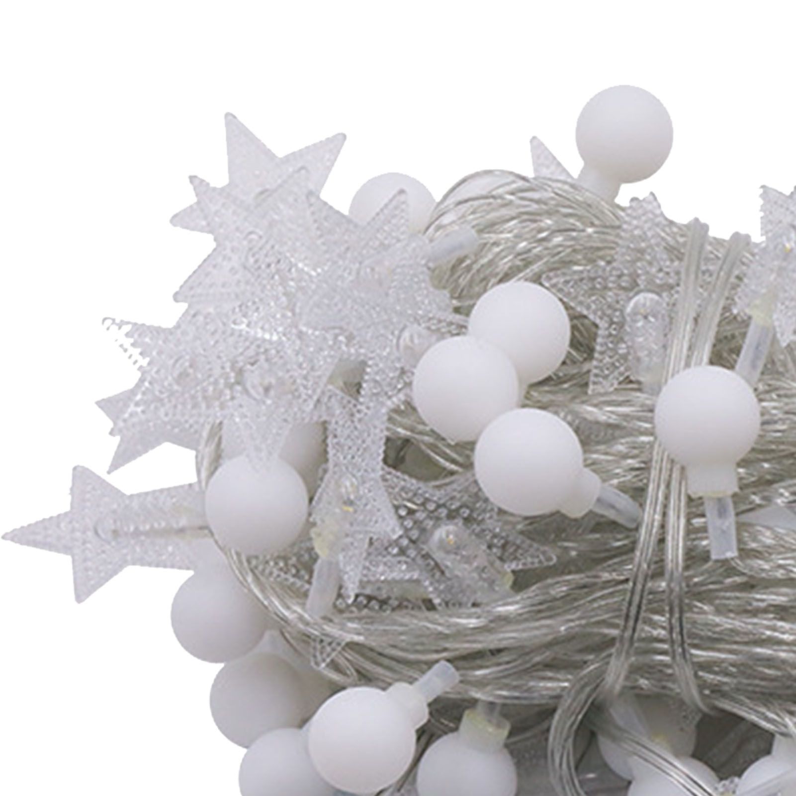 Outdoor String Lights Star Shape and Round Ball Shape IP42 Waterproof LED view 5