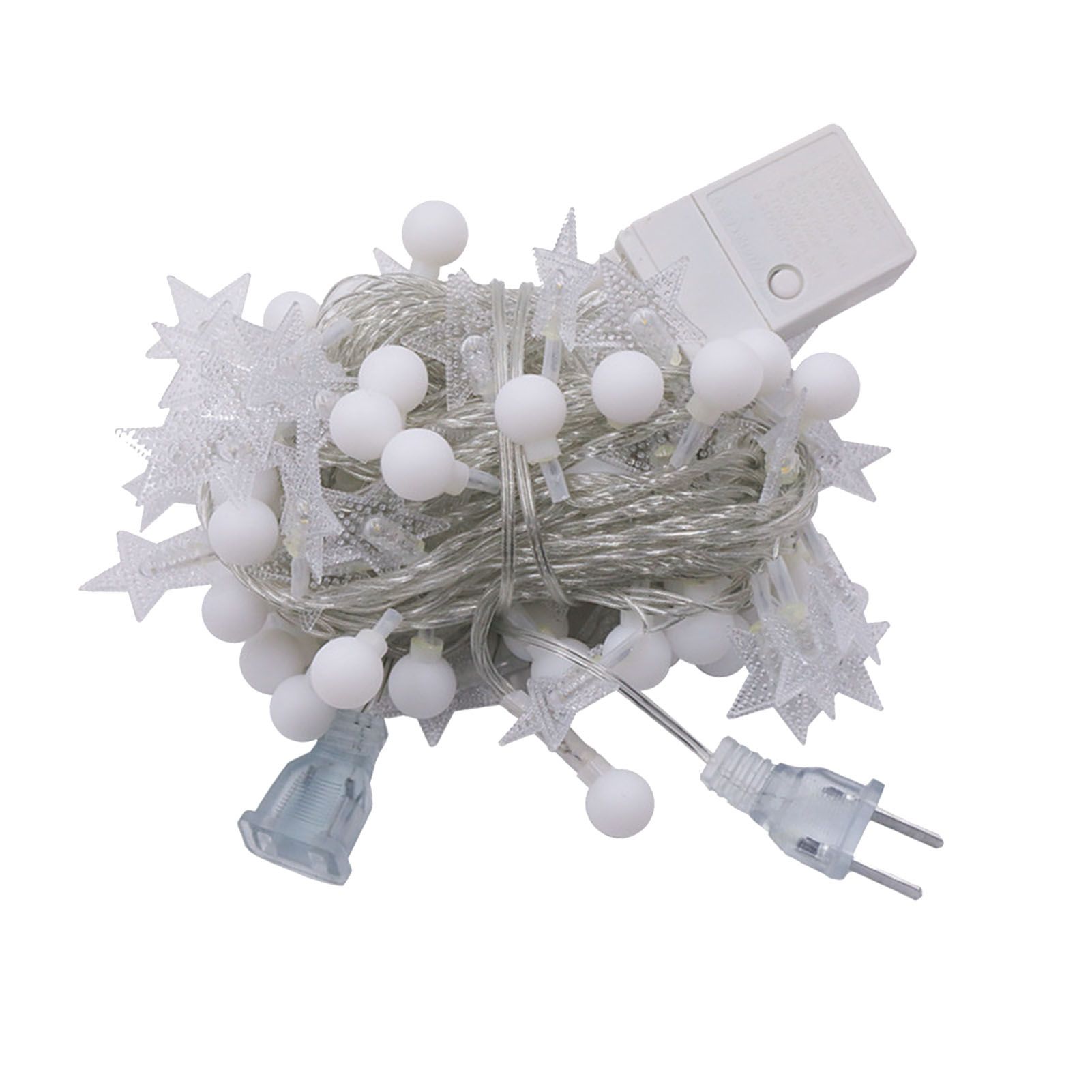 Outdoor String Lights Star Shape and Round Ball Shape IP42 Waterproof LED view 6