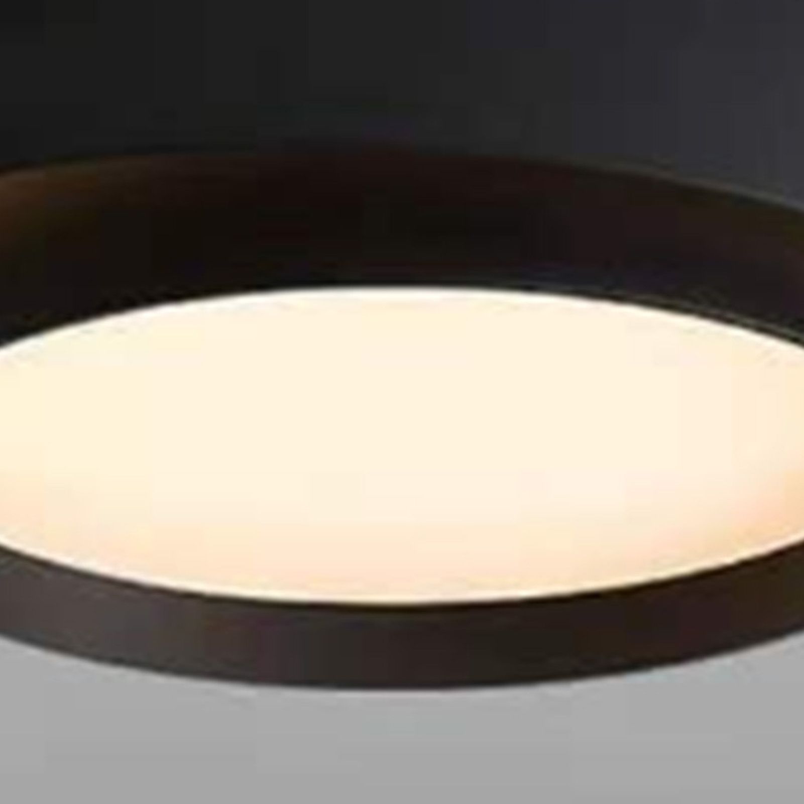 Round Flush Mount Light Doubel Ring Style Warm Lighting Ceiling Hallway view 5