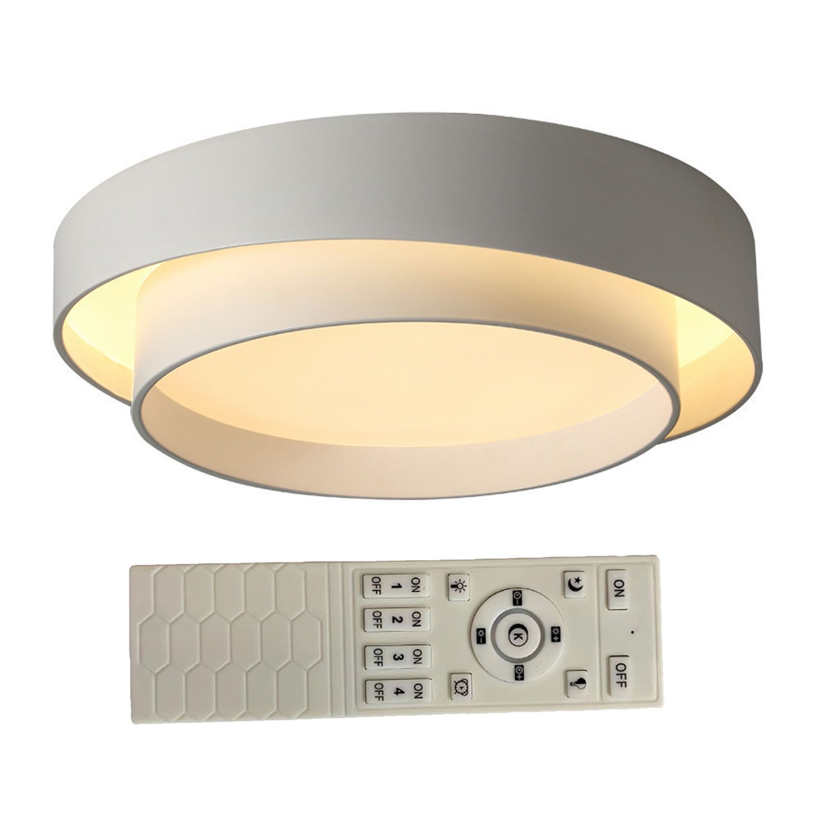 LED Ceiling Light Round Dimmable Modern 45W Metal Acrylic Long Lifespan for view 3