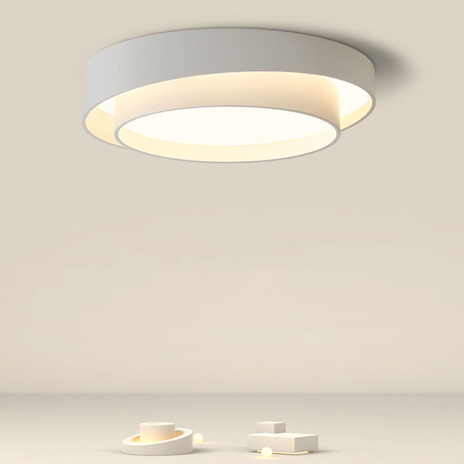 LED Ceiling Light Round Dimmable Modern 45W Metal Acrylic Long Lifespan for view 8