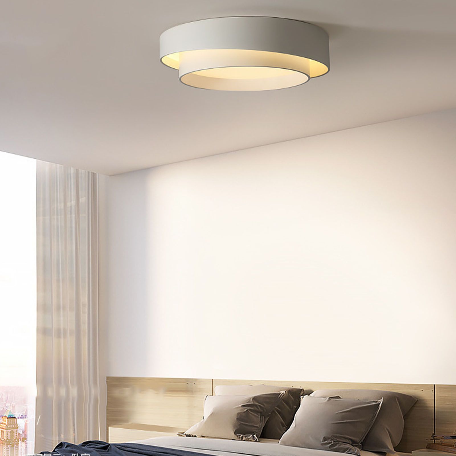 LED Ceiling Light Round Dimmable Modern 45W Metal Acrylic Long Lifespan for view 9