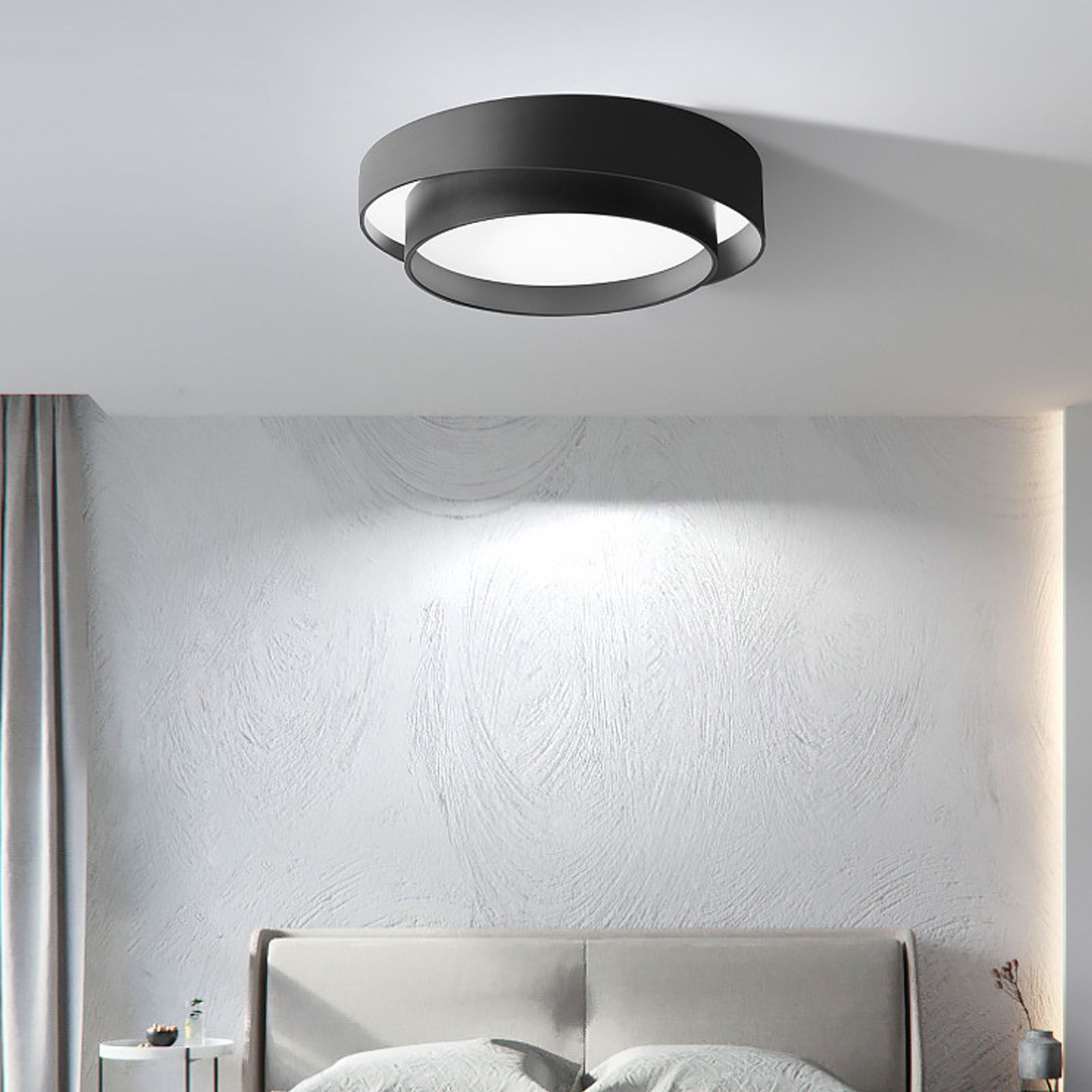 Bedroom Ceiling Light 45W Stepless Dimming Round Flush Mount LED Ceiling Light view 9